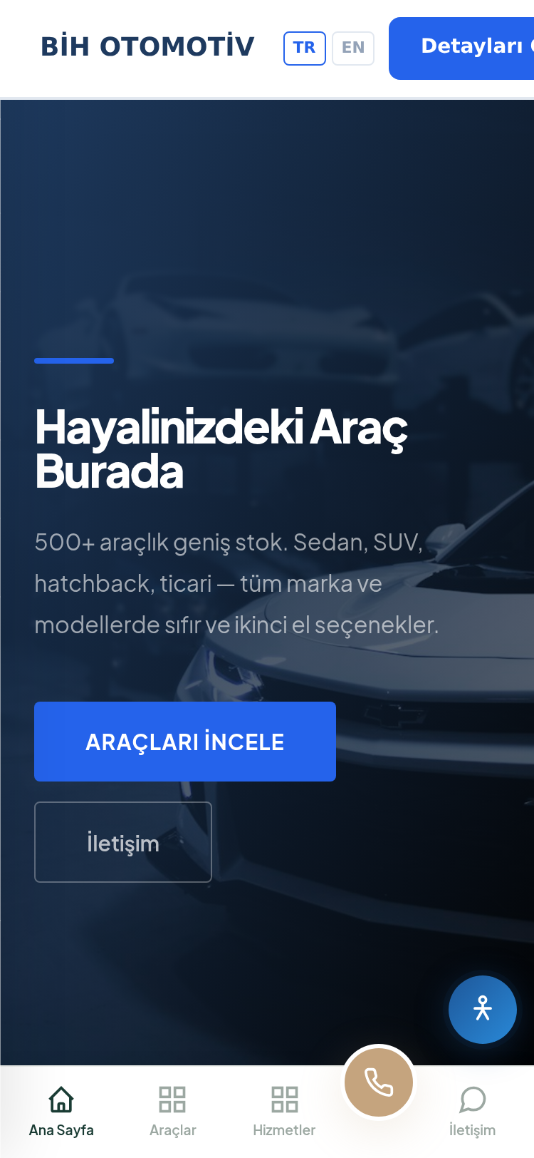Motosiklet Galeri ve Satış Web Sitesi 4