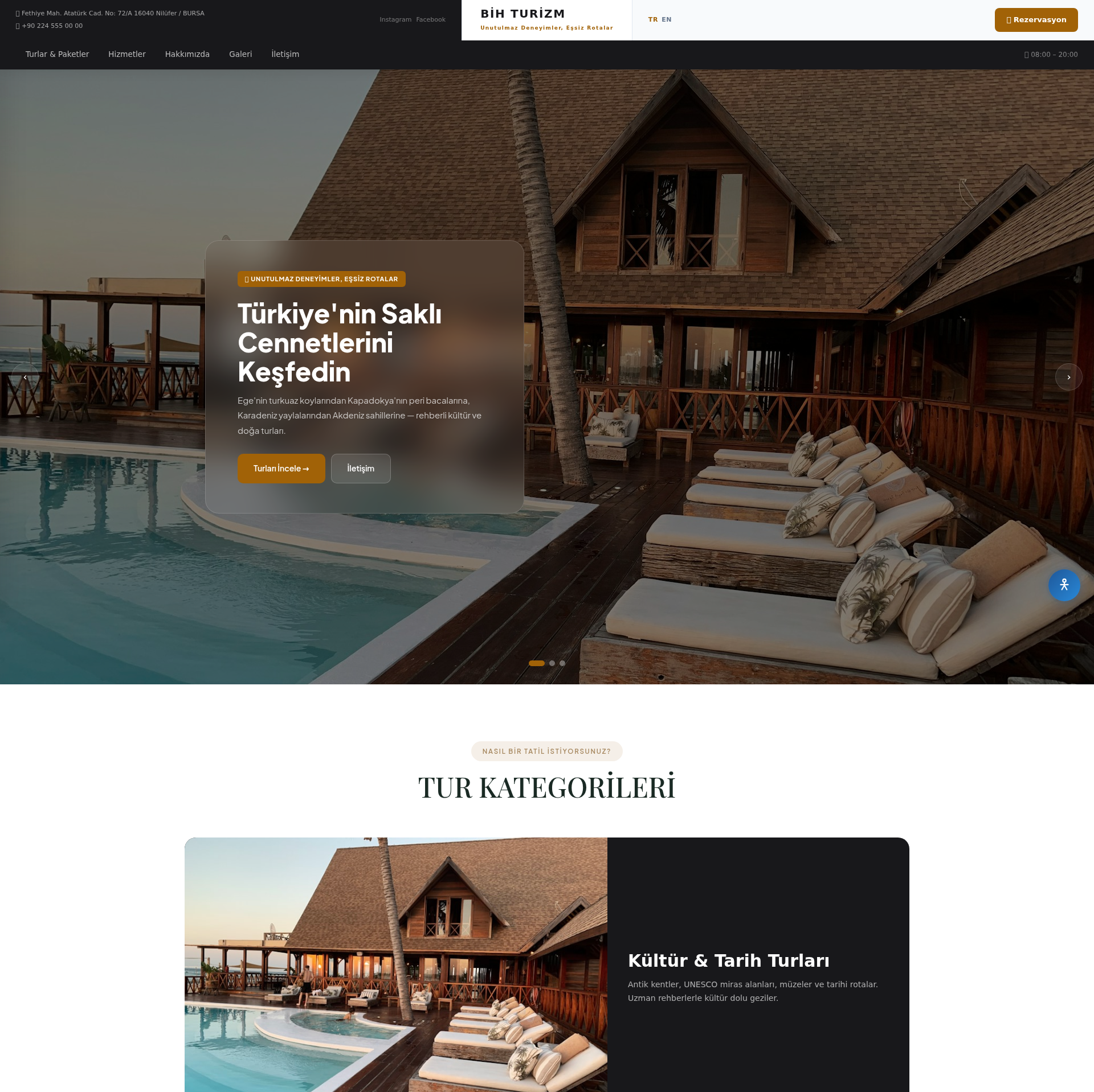 Sağlık Turizmi ve Termal Tatil Sitesi