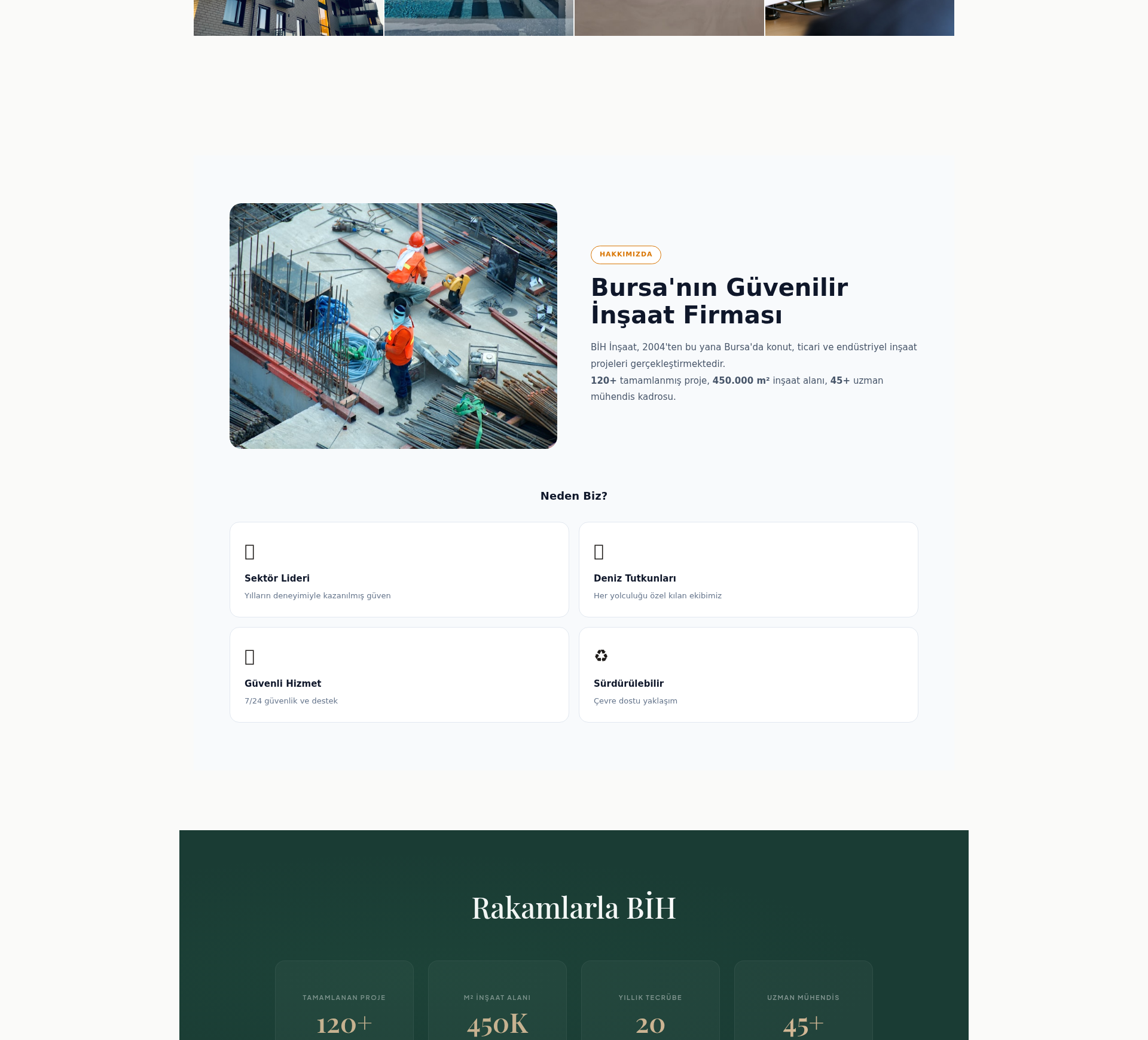 Hafriyat ve Yıkım Firması Web Sitesi 2