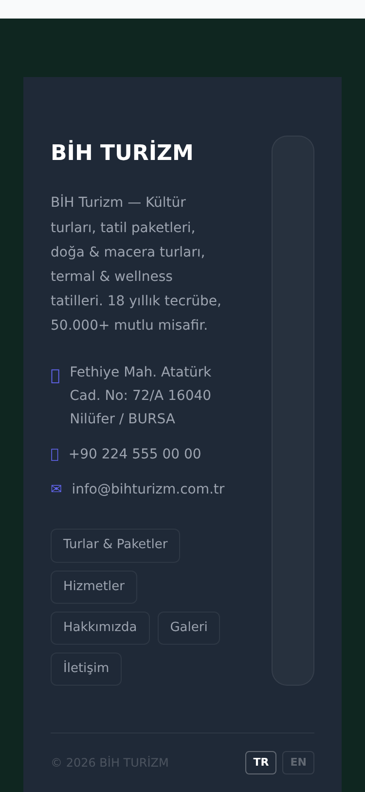 Rehberlik ve Gezi Organizasyon Web Sitesi 5