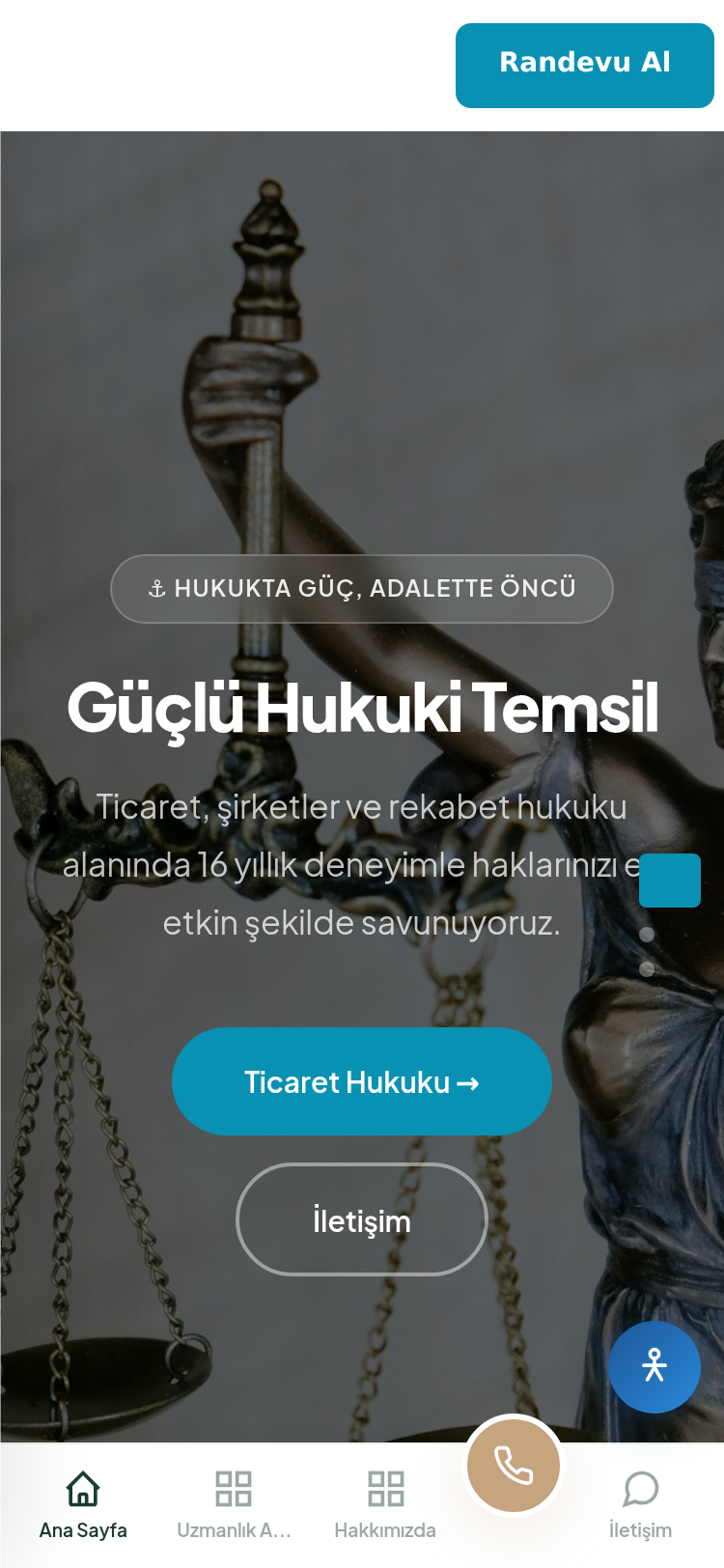 Avukatlık Bürosu Kurumsal Web Sitesi 4