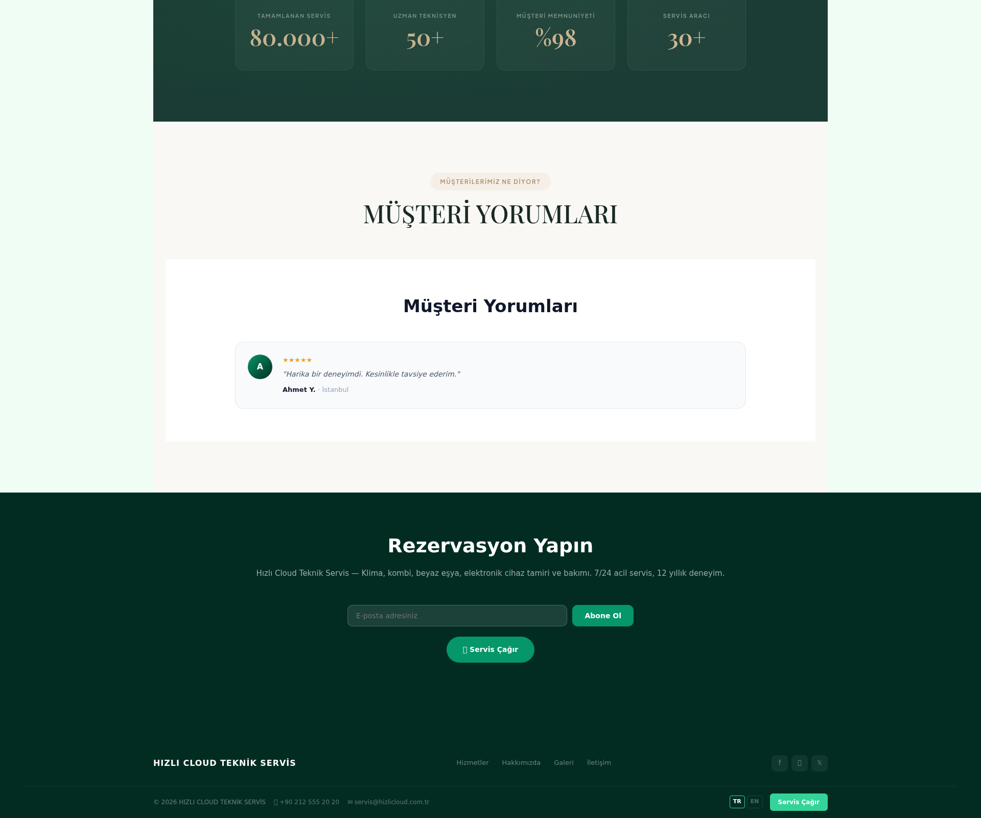 Elektronik Teknik Servis Kurumsal Web Sitesi 3