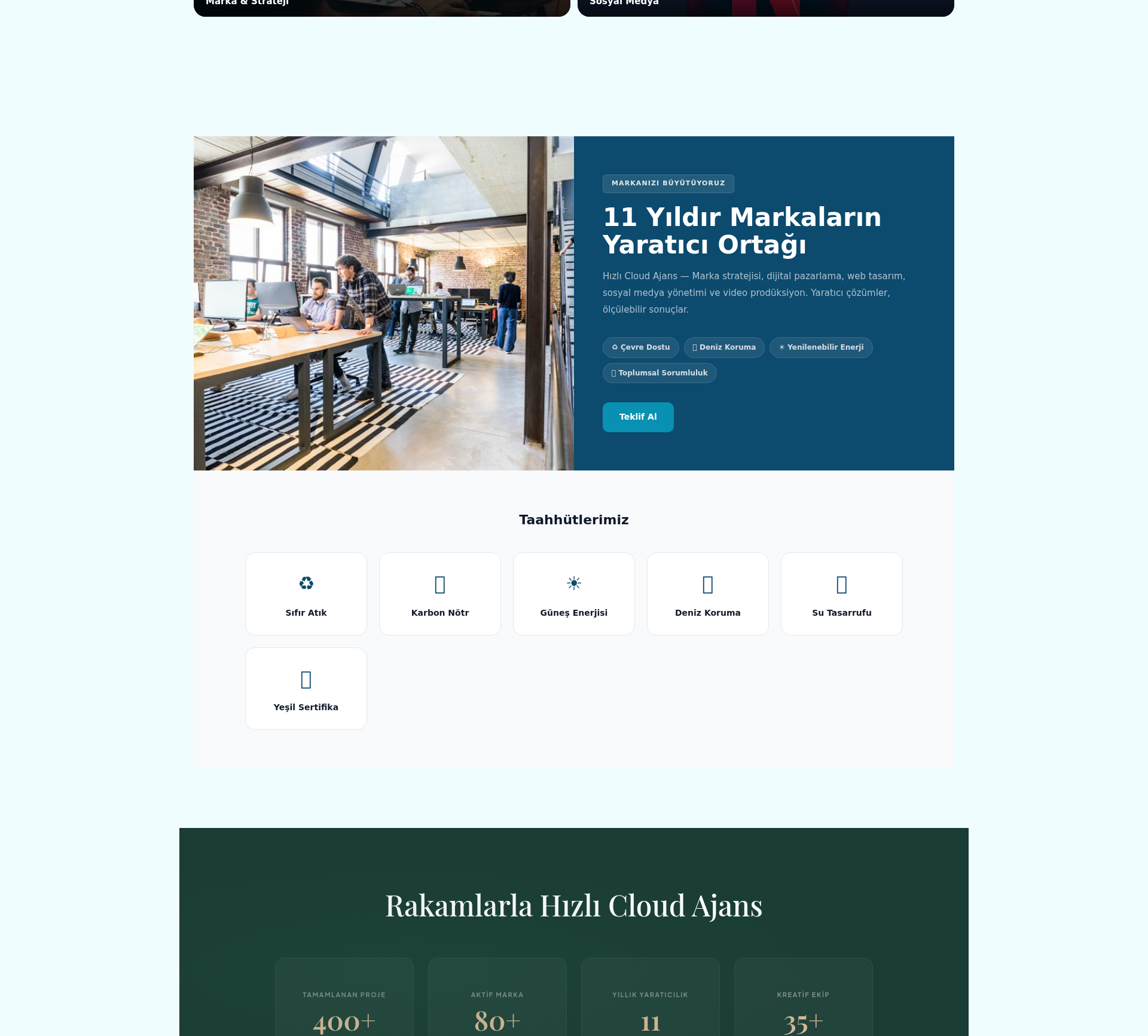 Web Tasarım ve Geliştirme Ajansı Sitesi 2