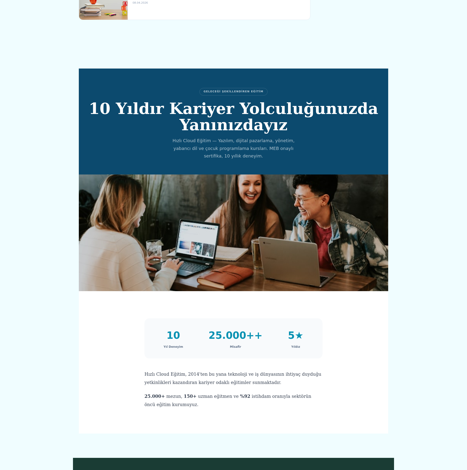 Yüzme ve Spor Akademisi Web Sitesi 2