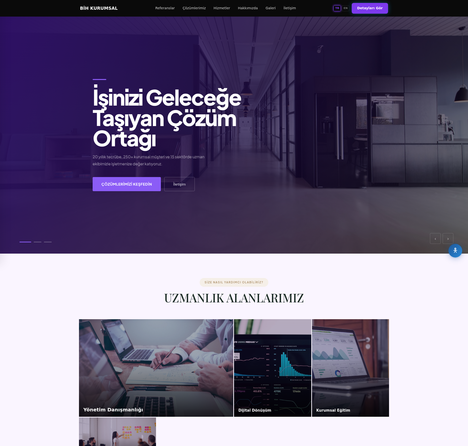 Çok Satan Çok Şubeli Kurumsal Site