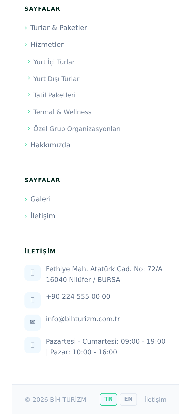 Butik Otel ve Pansiyon Kurumsal Web Sitesi 5