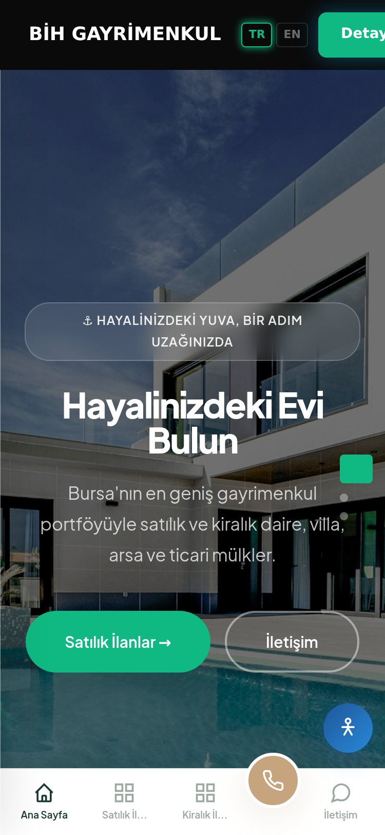 Konut Projesi Tanıtım Web Sitesi 4