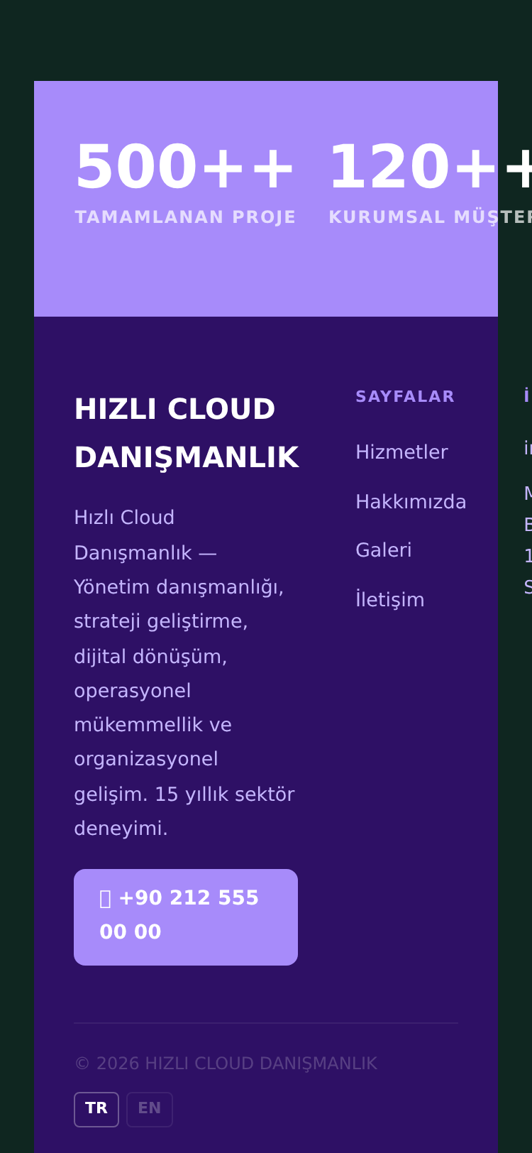 Finansal Danışmanlık ve Mali Müşavirlik Sitesi 5