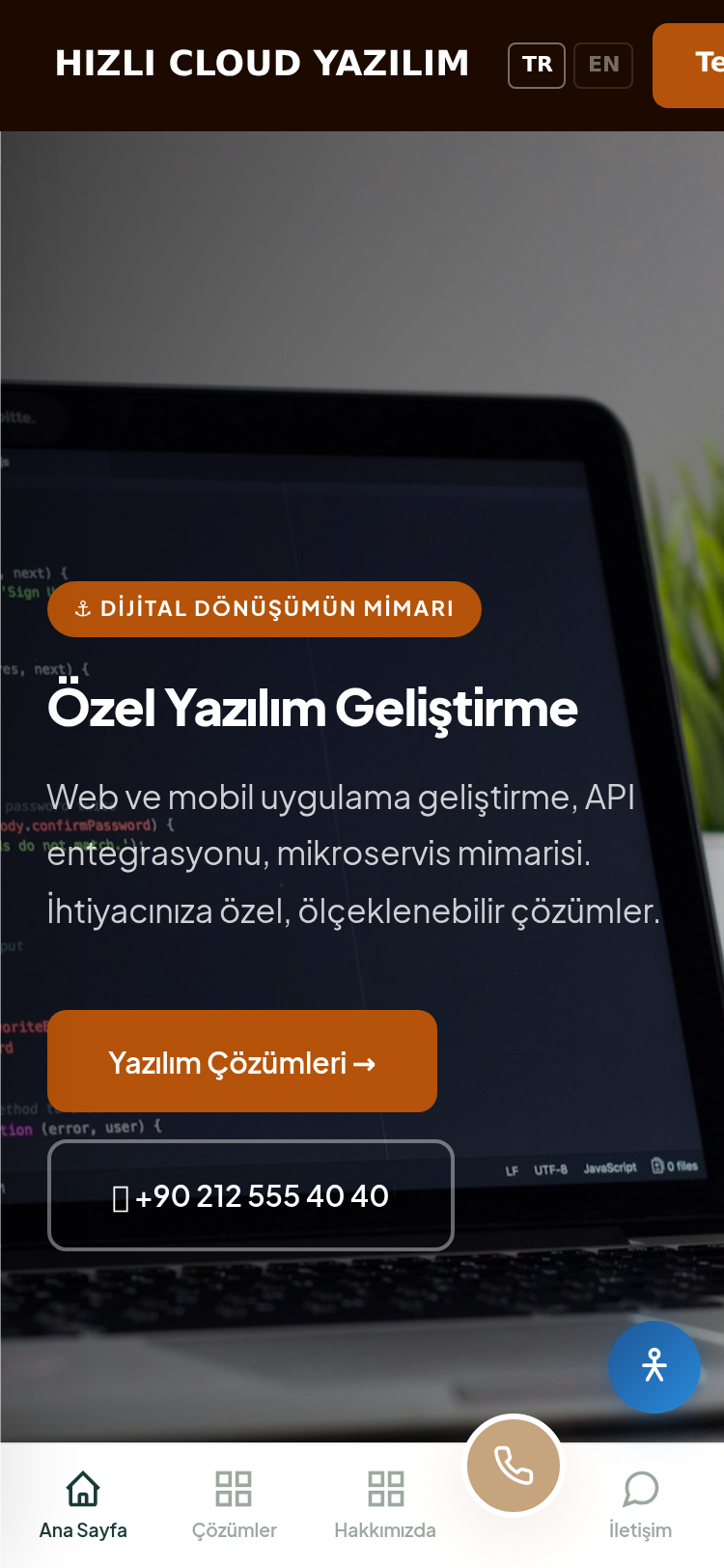 SaaS Ürün Tanıtım ve Pazarlama Web Sitesi 4