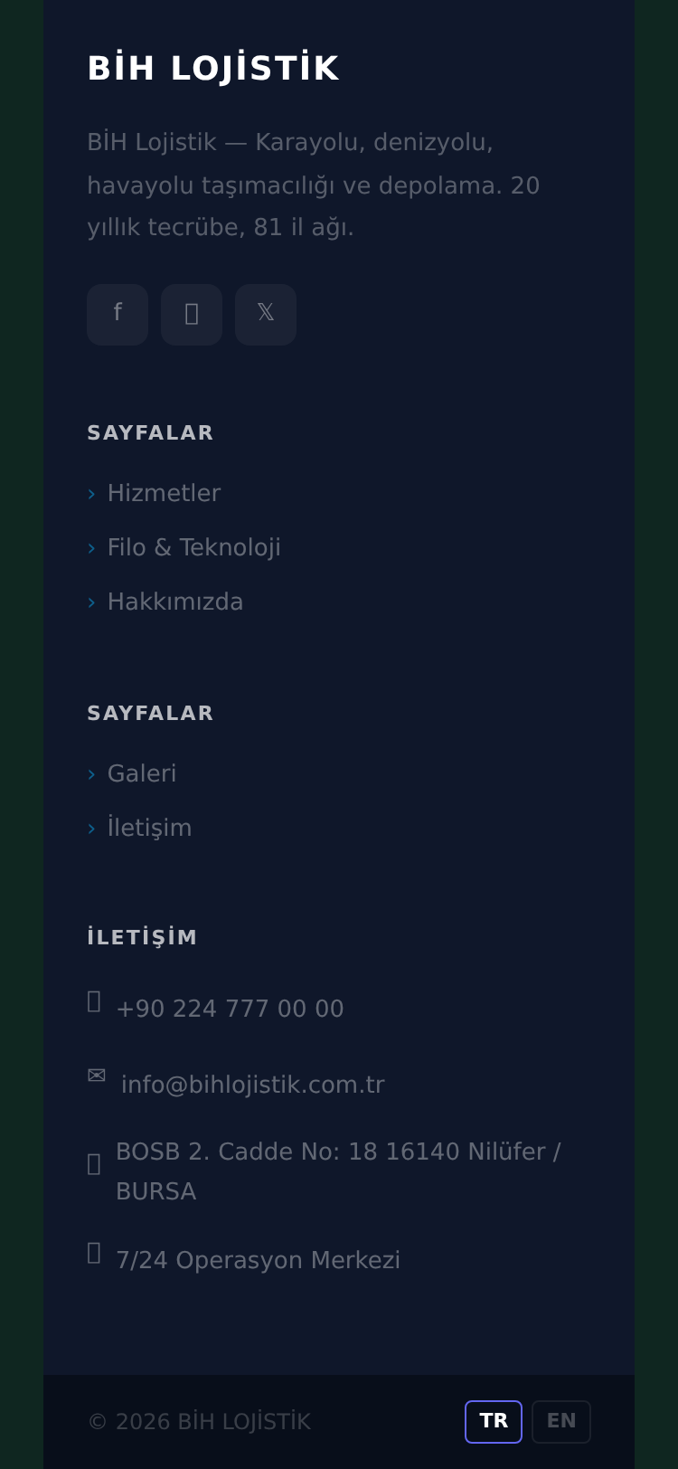 Depo ve Antrepo Yönetimi Web Sitesi 5