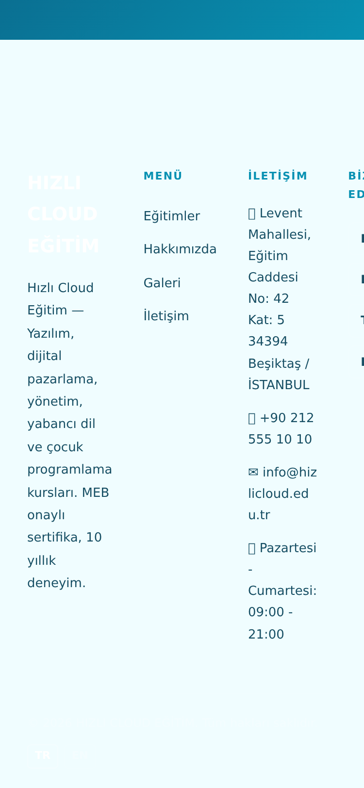 Yüzme ve Spor Akademisi Web Sitesi 5