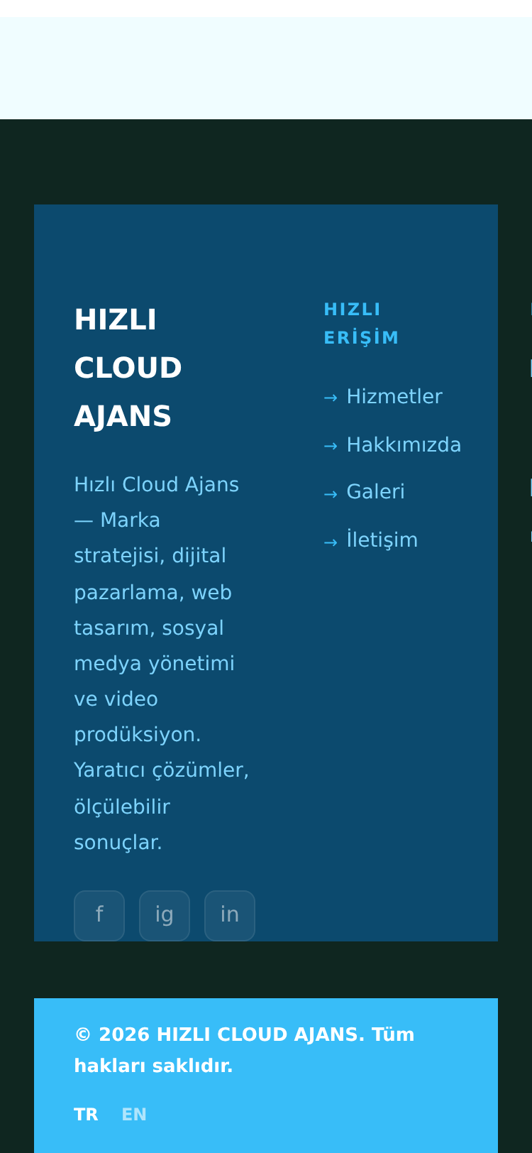 İçerik Üretim ve Video Prodüksiyon Ajans Sitesi 5