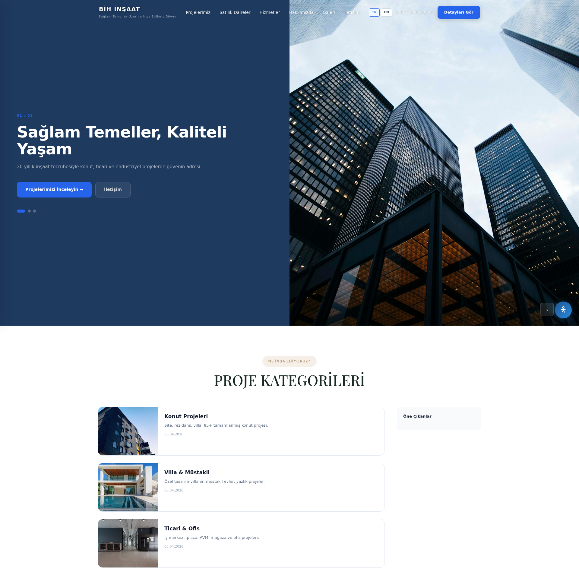 Yapı Malzemeleri ve İnşaat Ürünleri Sitesi