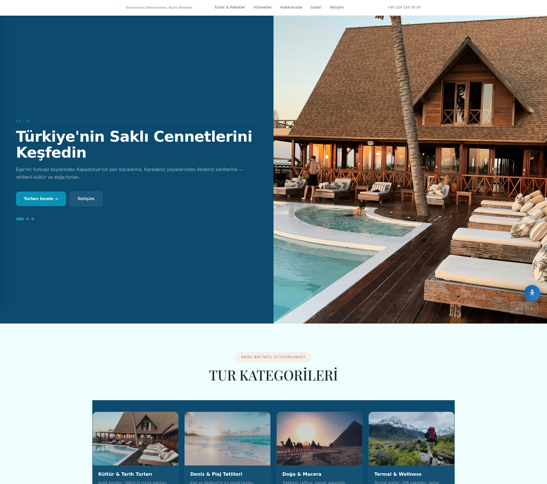 Gastronomi Turizmi Web Sitesi