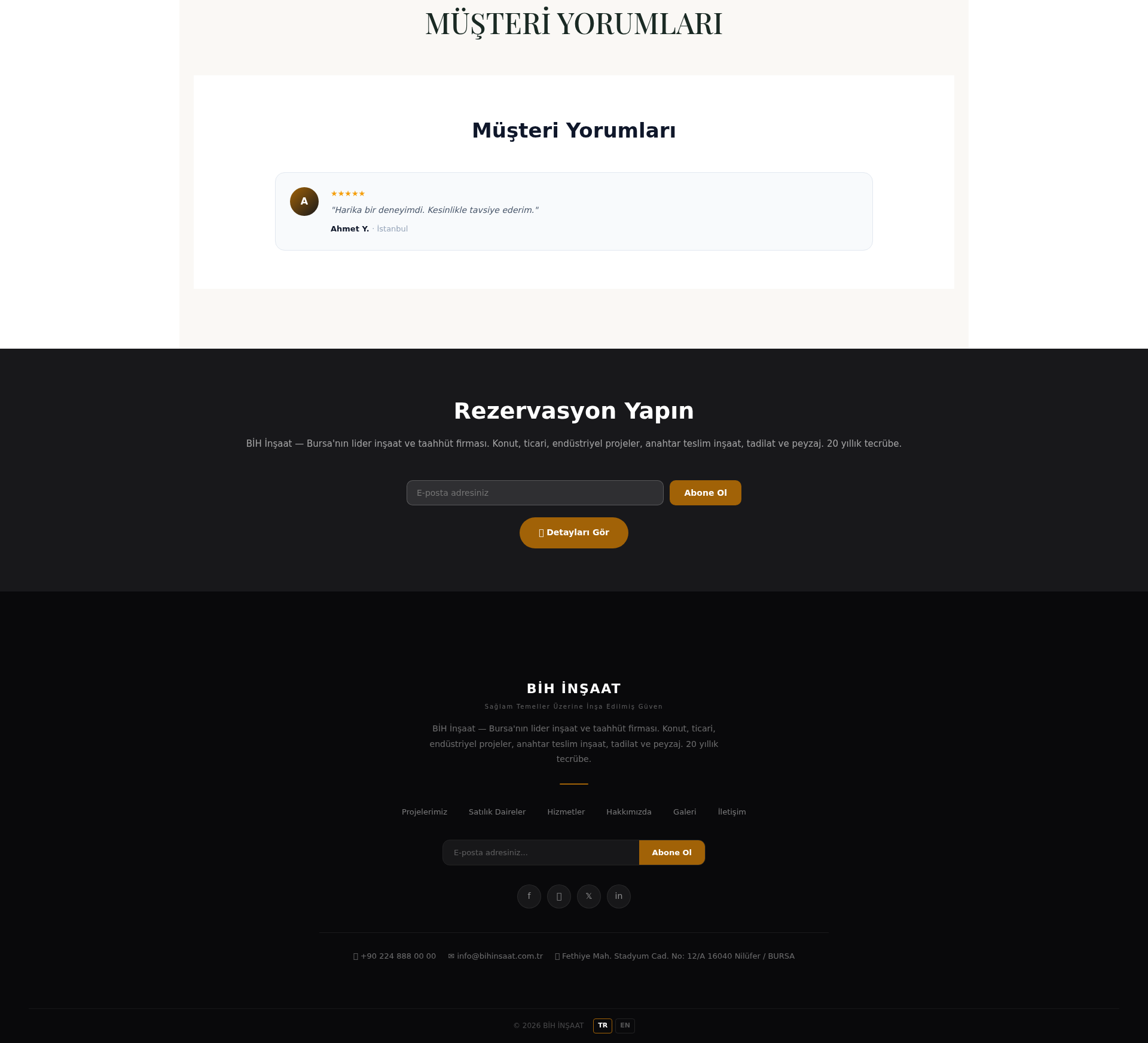 Tadilat ve Dekorasyon Firması Web Sitesi 3