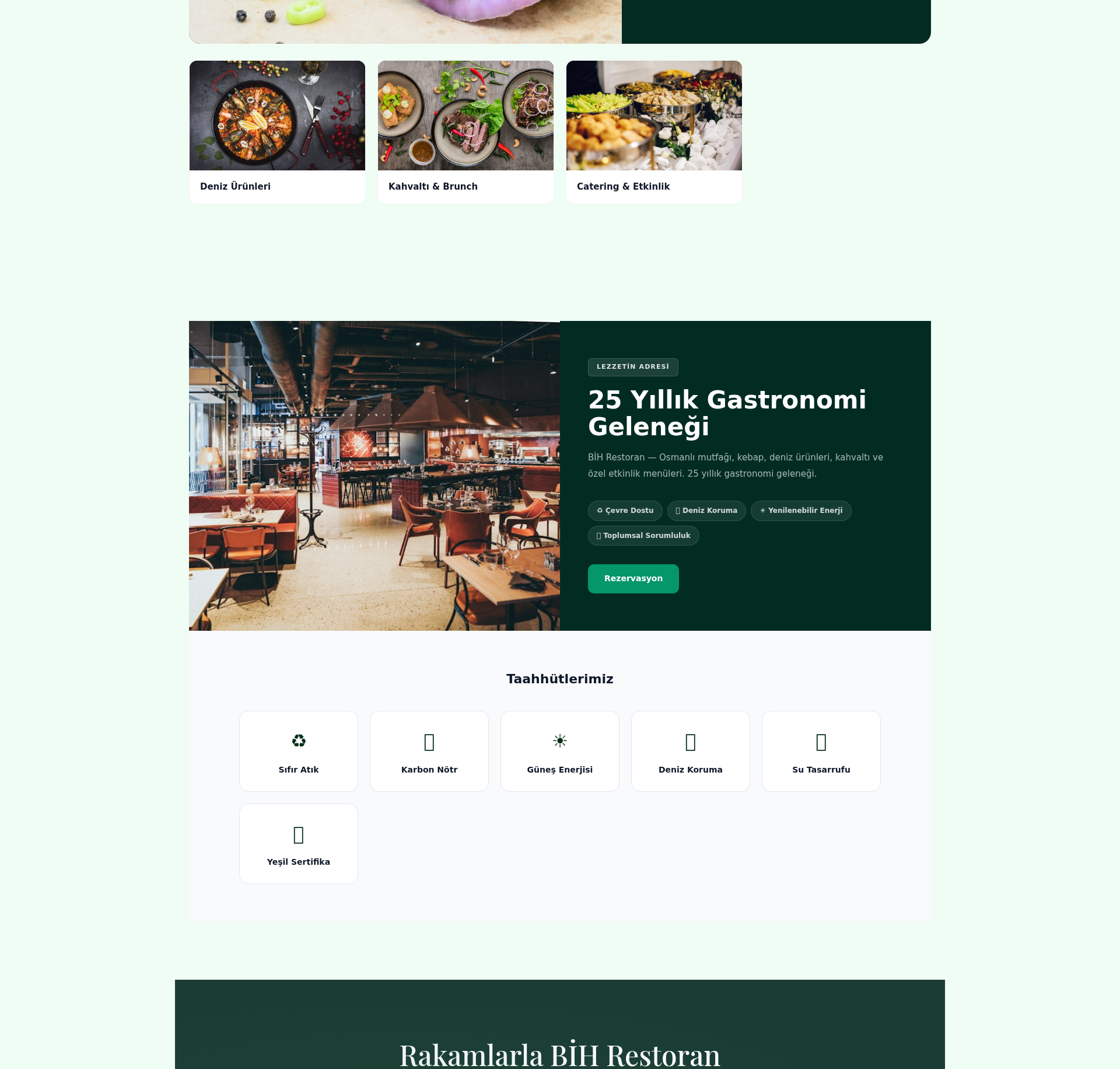 Dünya Mutfağı ve Fusion Restoran Sitesi 2