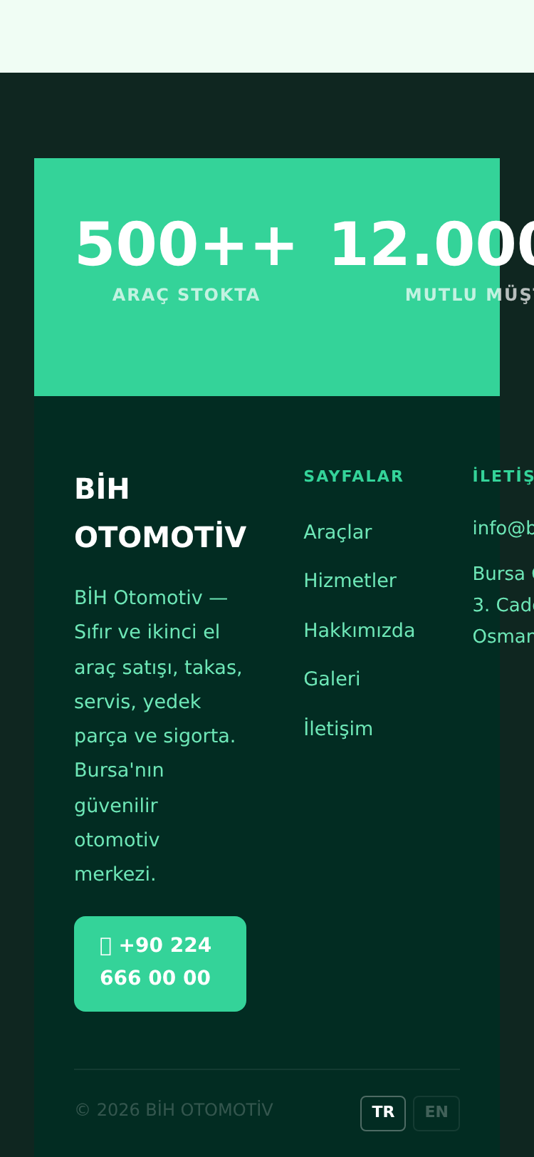 Araç Modifiye ve Aksesuar Satış Sitesi 5