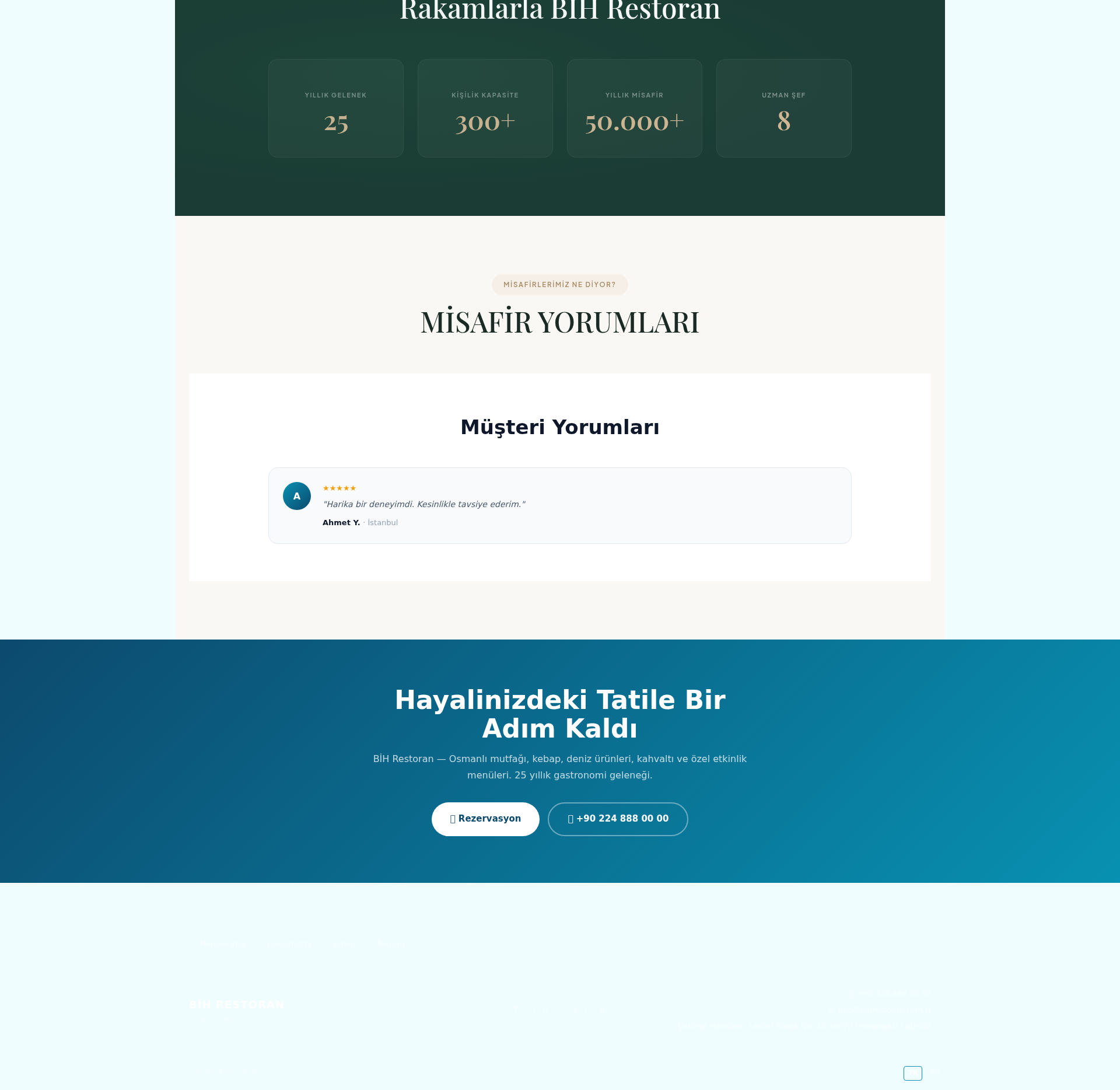 Pastane ve Fırın Kurumsal Web Sitesi 3