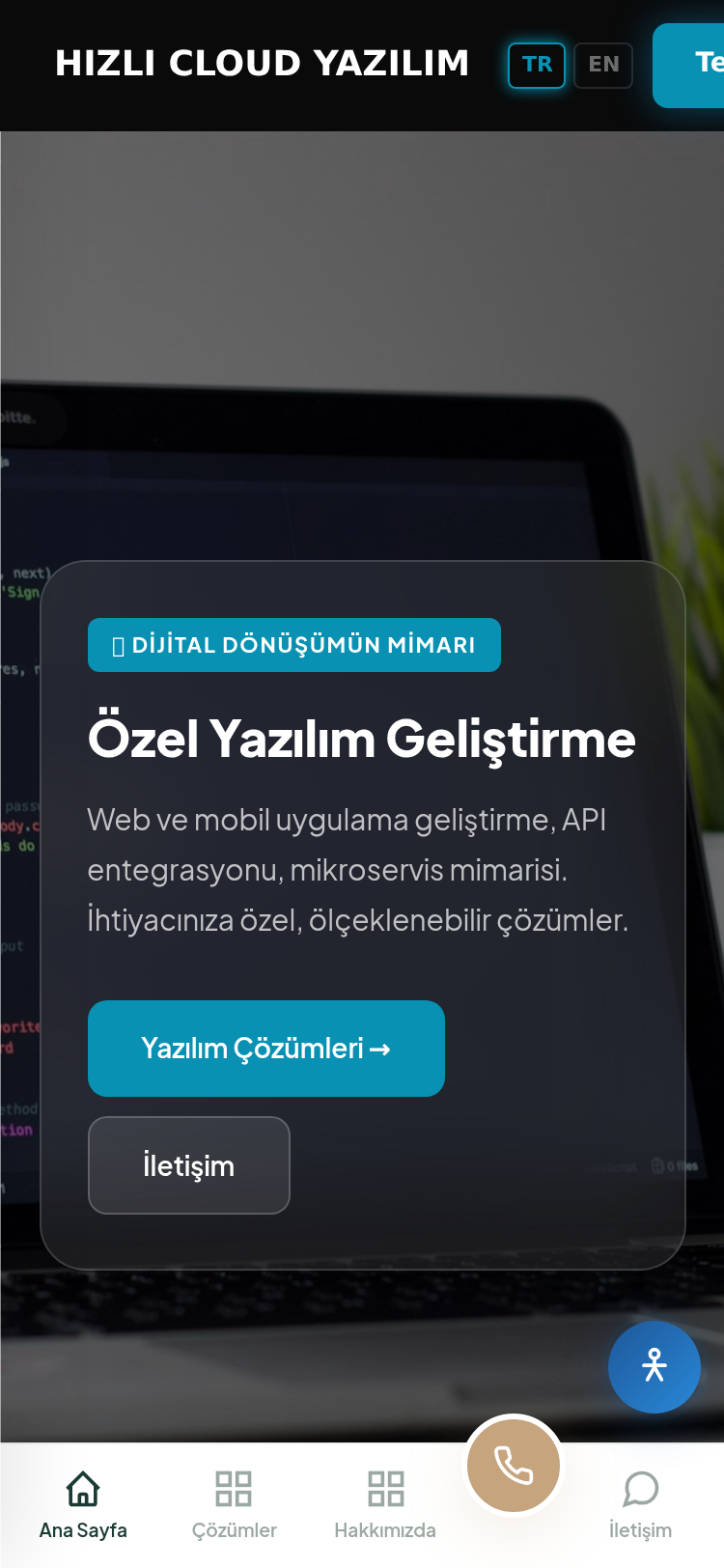 Yazılım Firması Kurumsal Web Sitesi 4