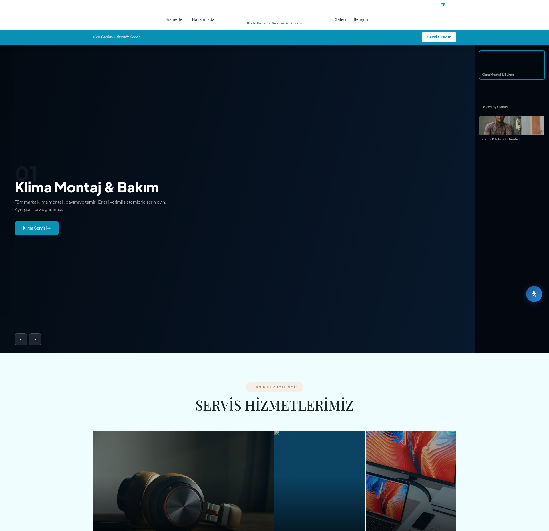 Güvenlik Sistemleri Kurulum ve Servis Web Sitesi