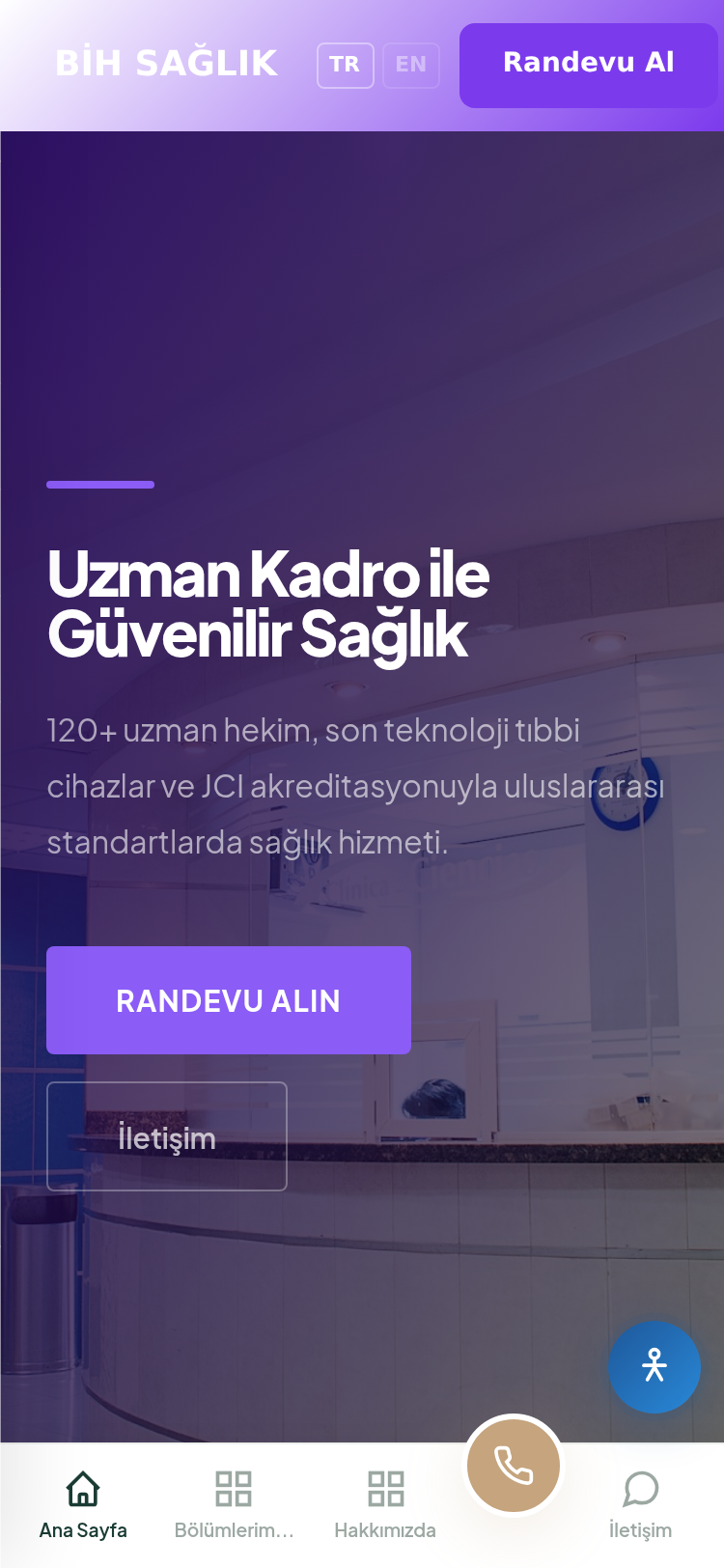 Laboratuvar ve Tanı Merkezi Web Sitesi 4