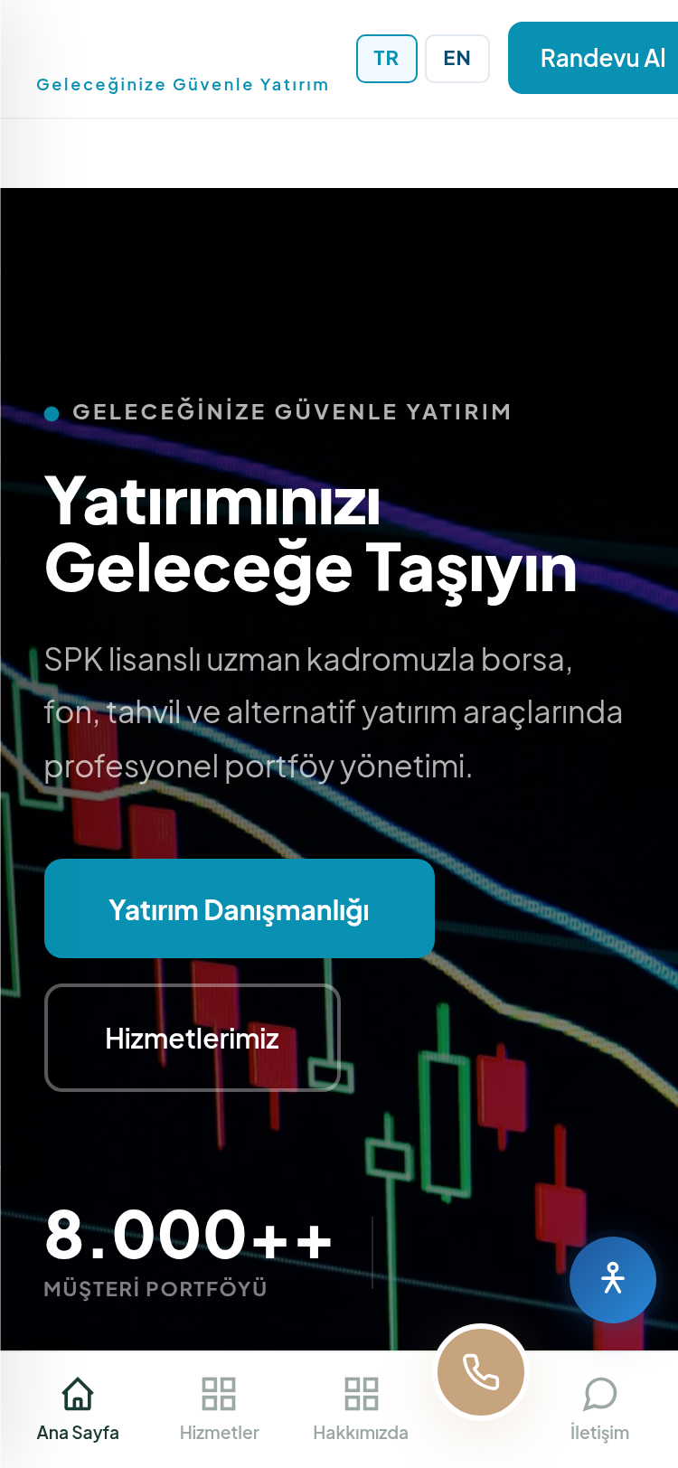 Kredi ve Finansman Aracılık Kurumsal Web Sitesi 4