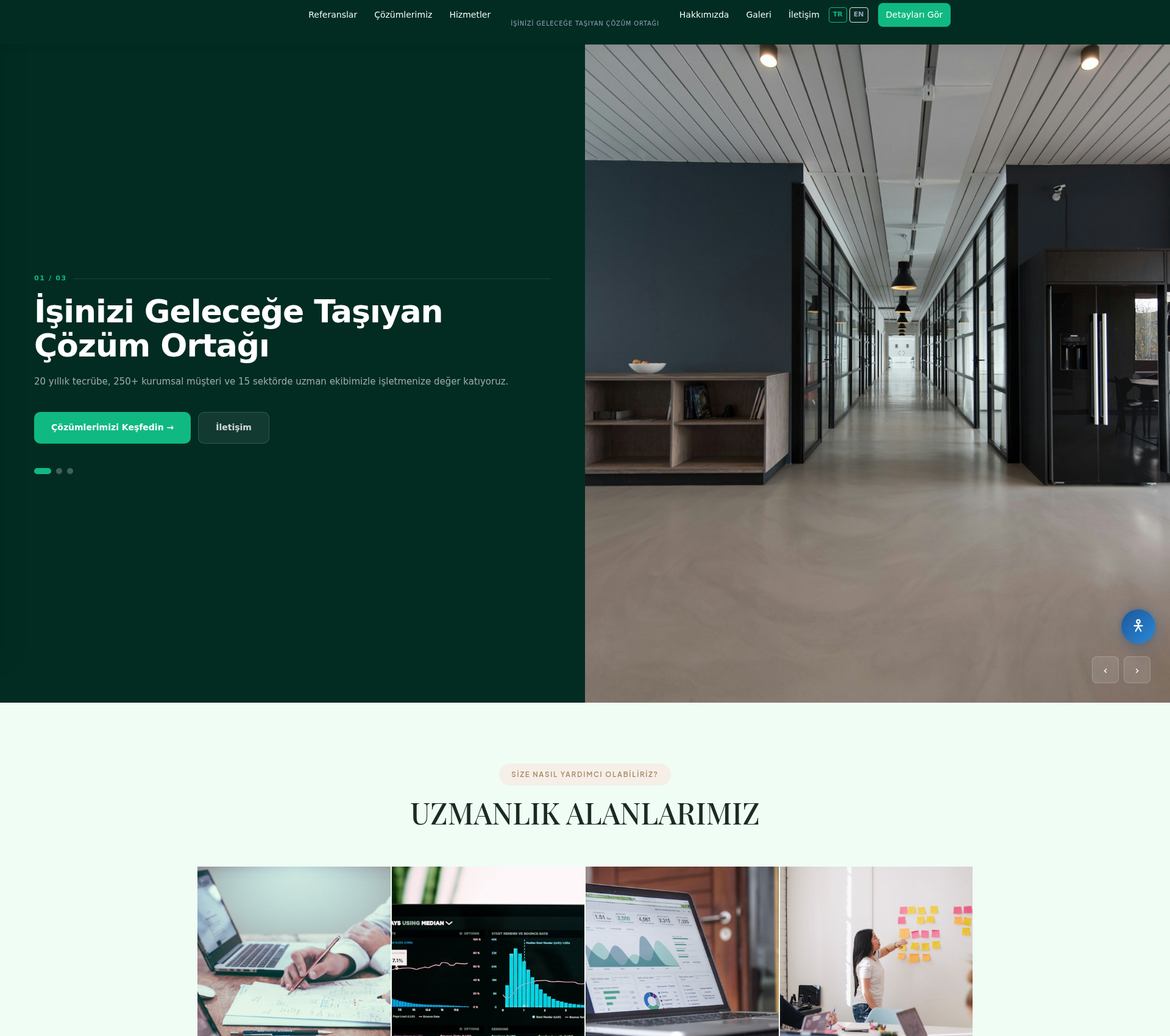 Çok Satan Hizmet Tanıtım Sitesi