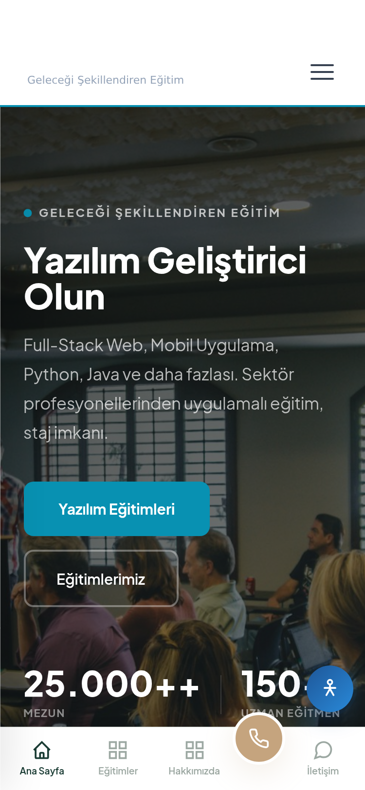 Okul ve Eğitim Kurumu Kurumsal Web Sitesi 4