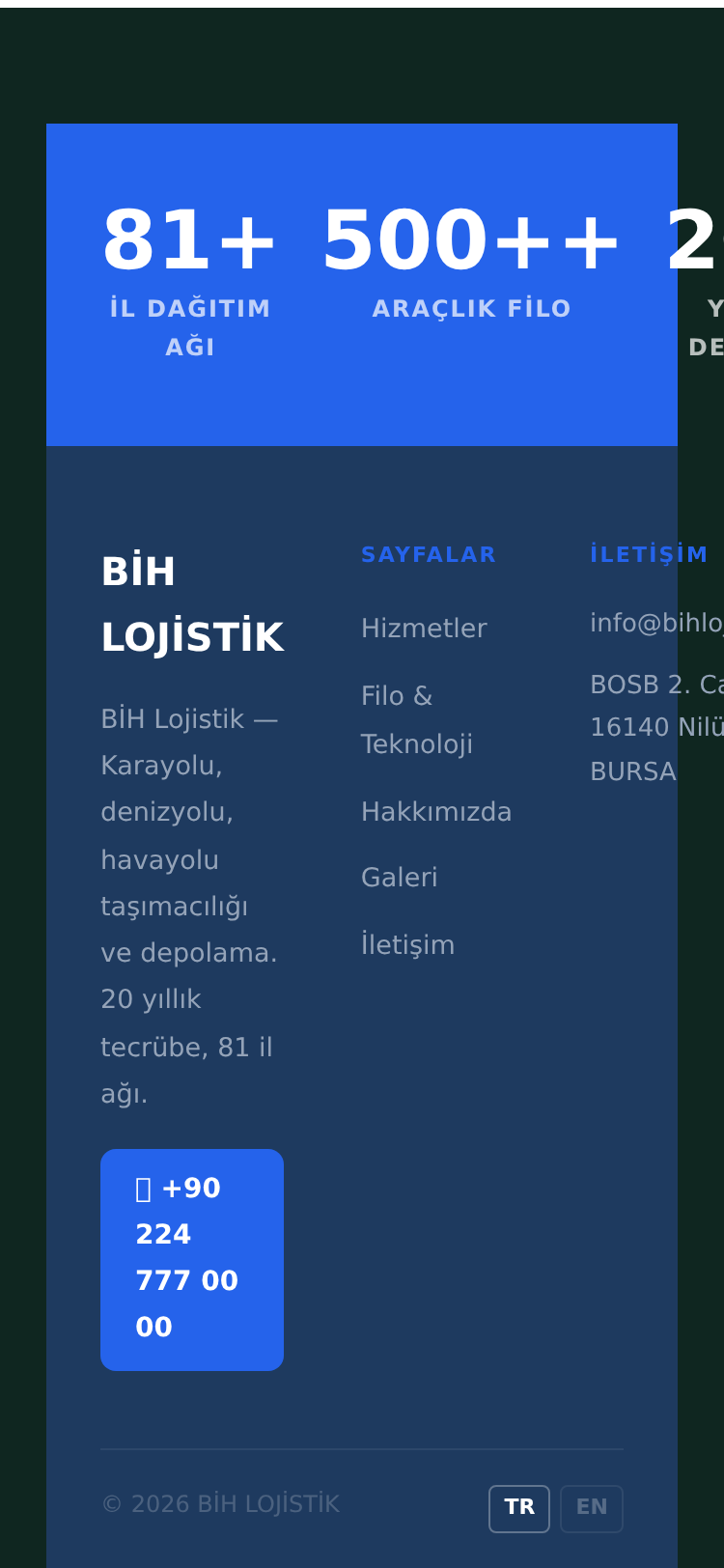 Ev ve Ofis Taşımacılığı Web Sitesi 5
