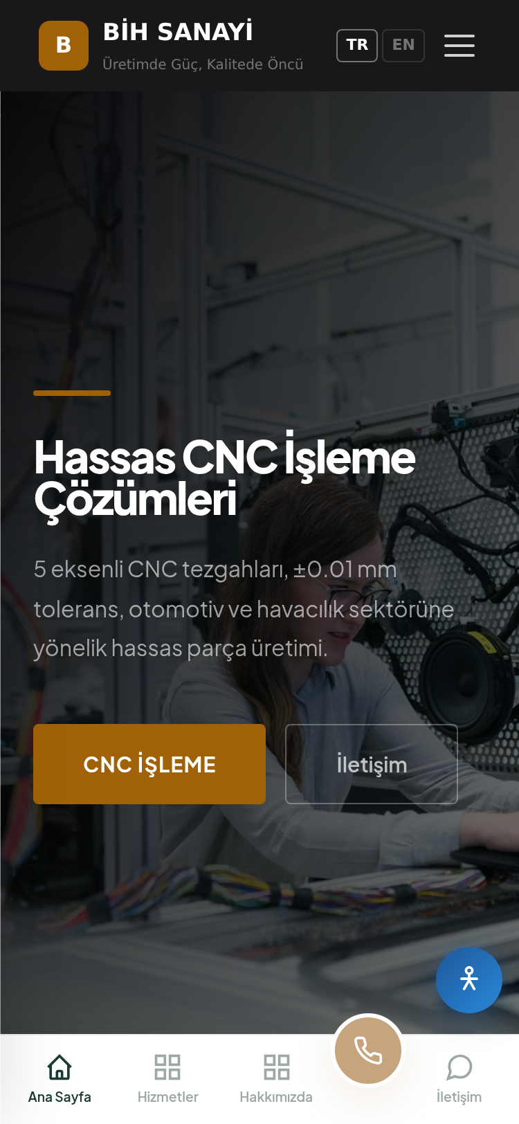 Metal ve Çelik Firması Kurumsal Web Sitesi 4