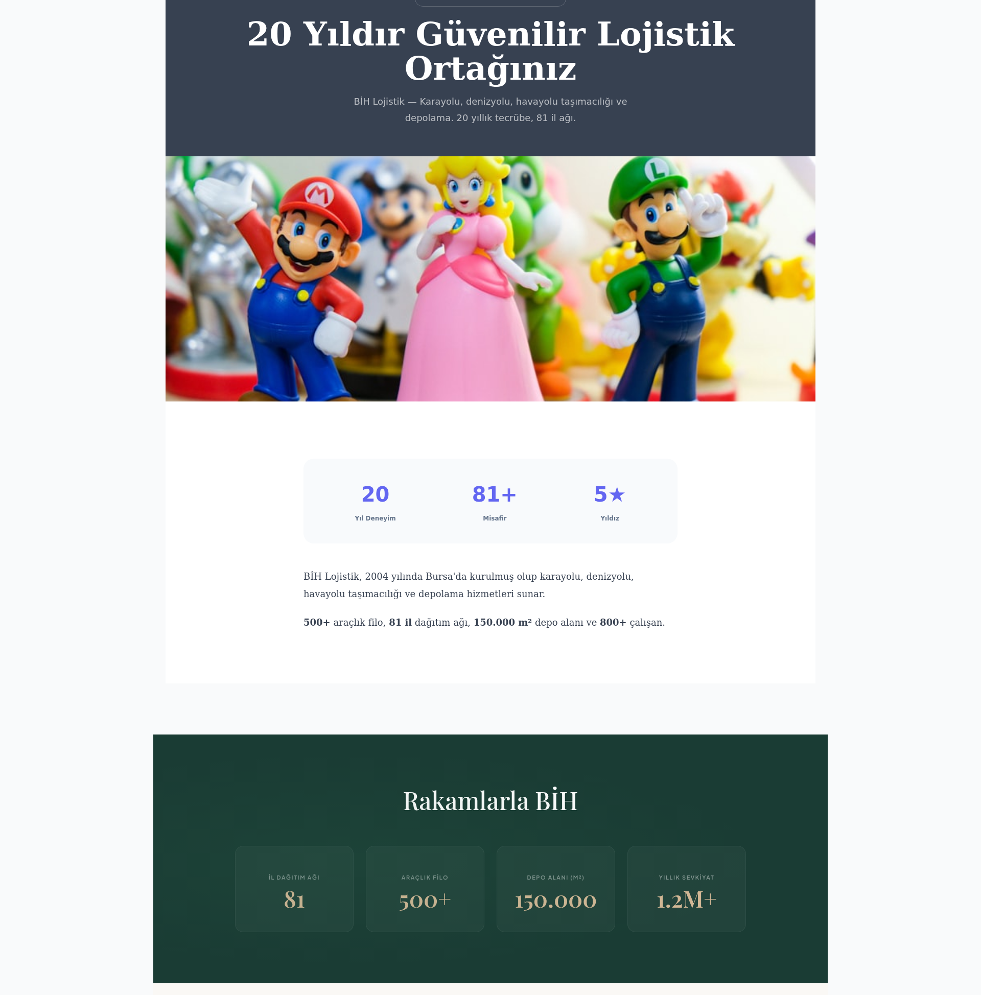 Depo ve Antrepo Yönetimi Web Sitesi 2