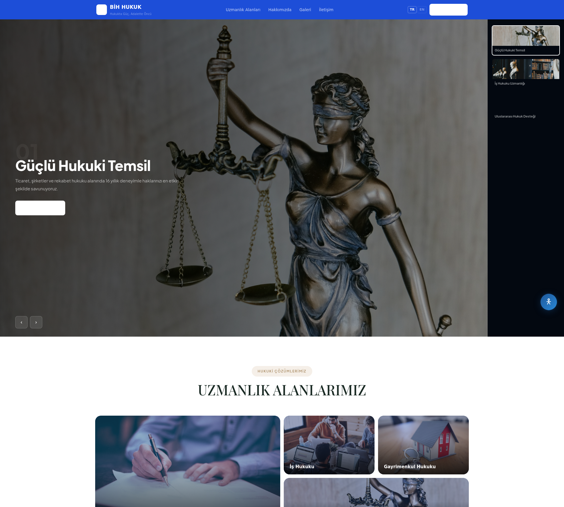Noterlik Kurumsal Web Sitesi