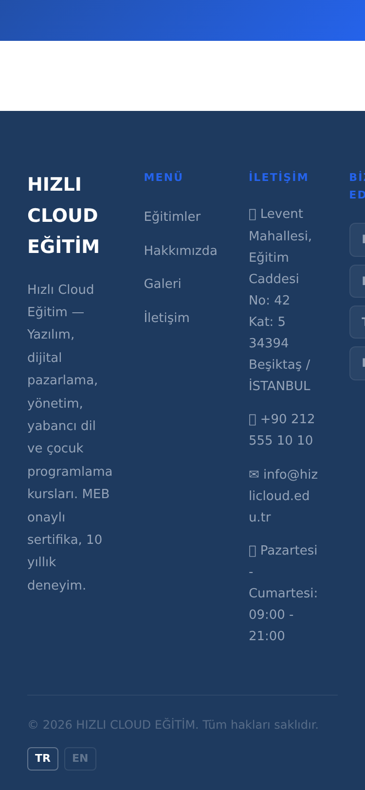 Sürücü Kursu Web Sitesi 5
