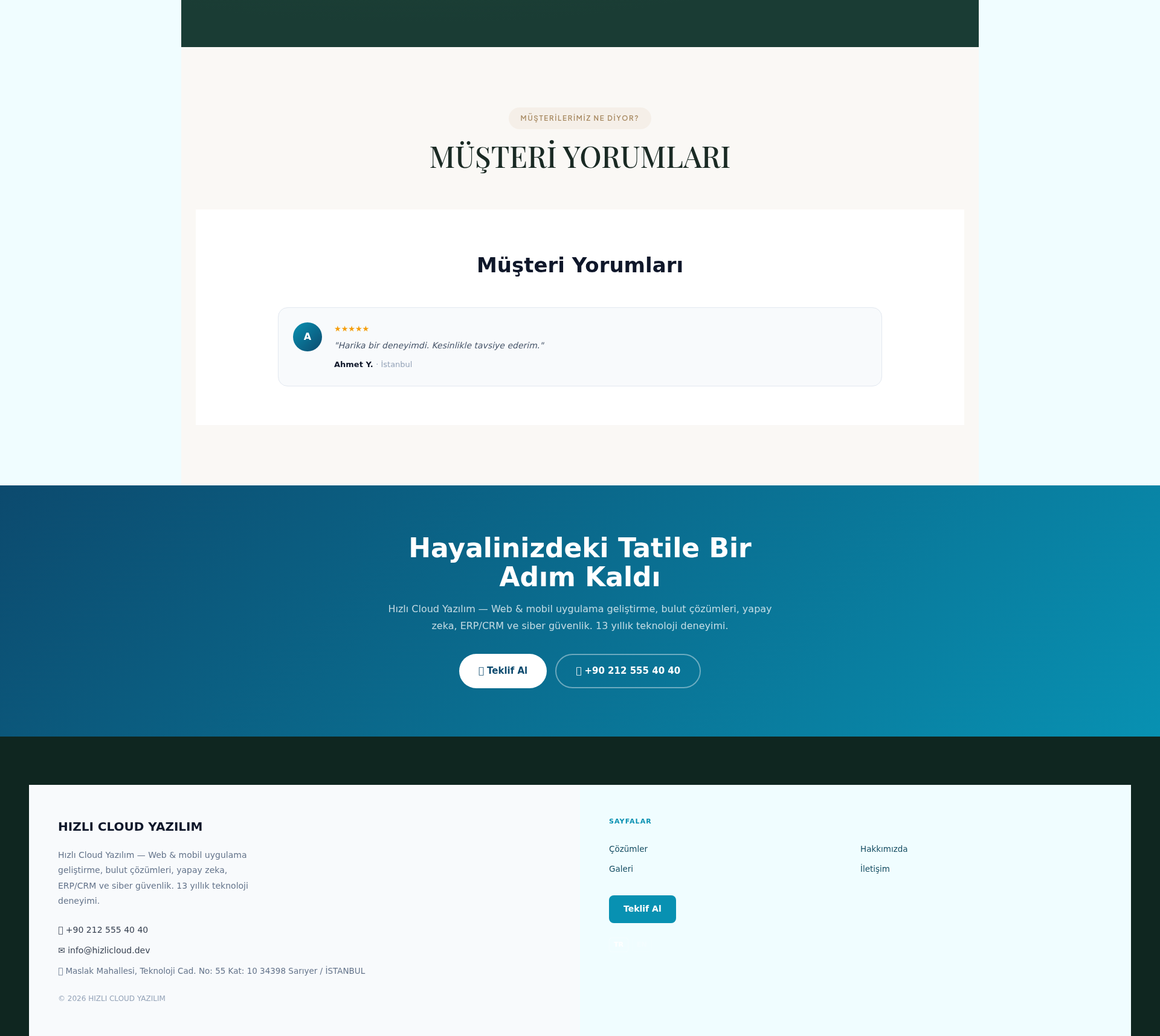Yazılım Firması Kurumsal Web Sitesi 3