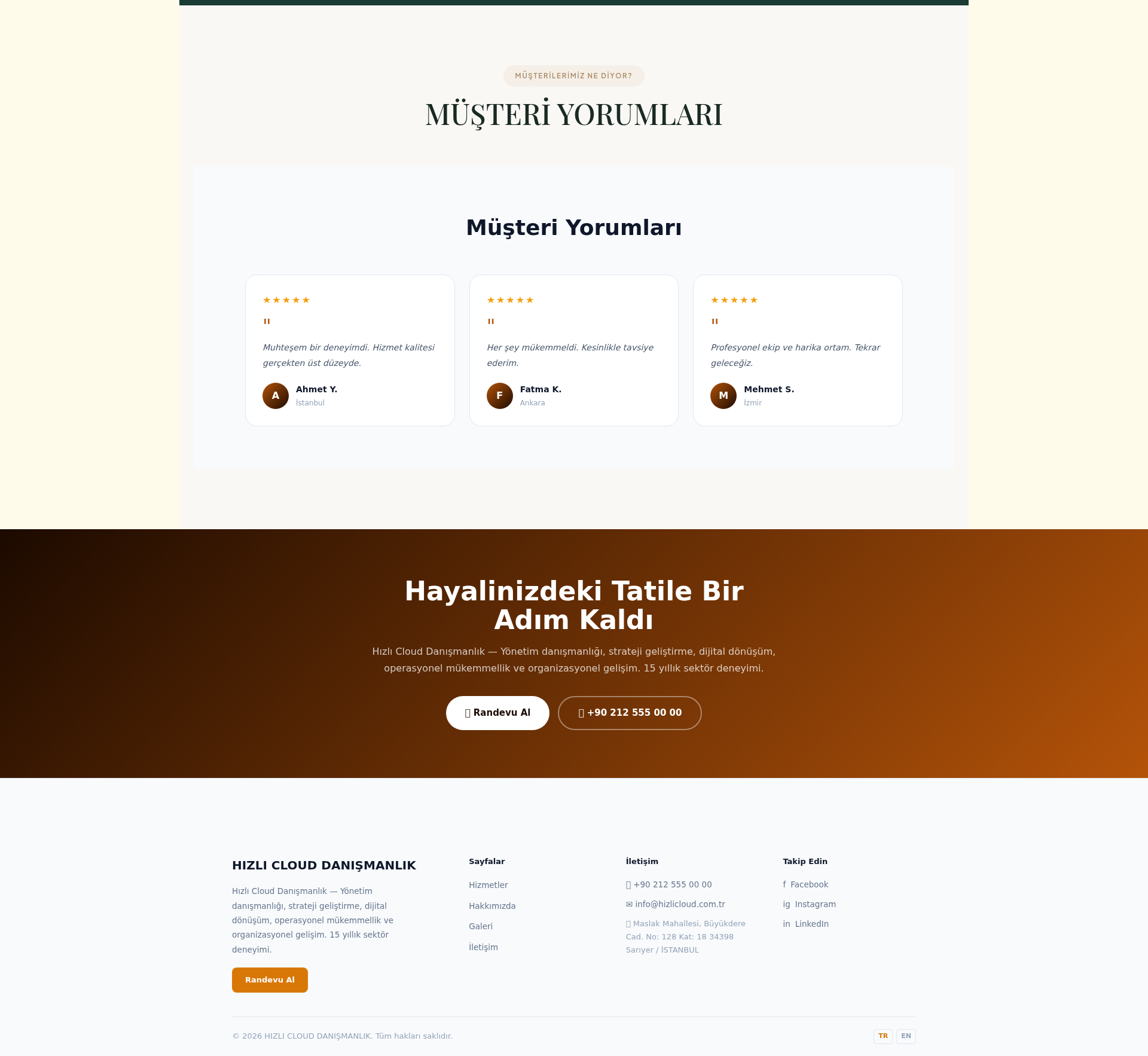 Hukuki Danışmanlık Web Sitesi 3