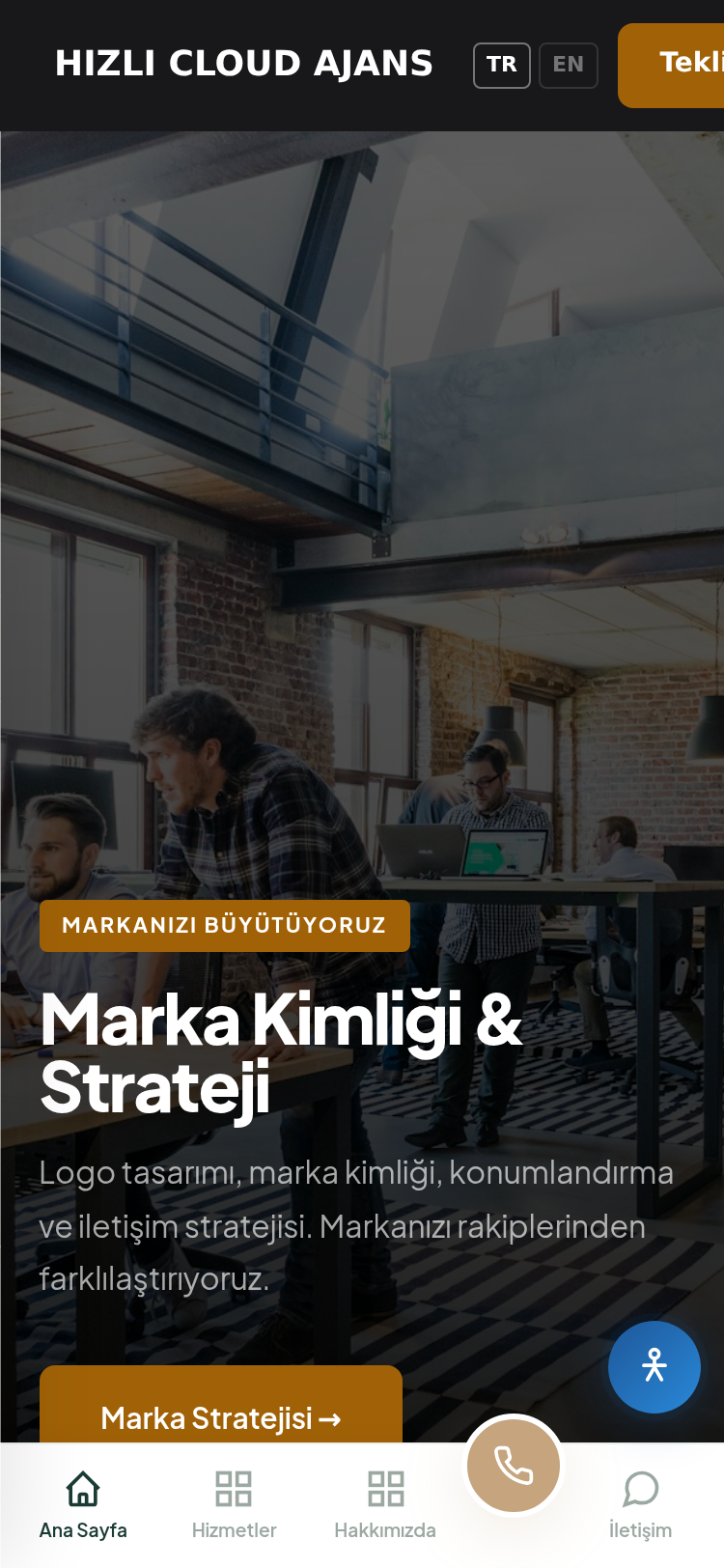 Organizasyon ve Etkinlik Ajansı Web Sitesi 4