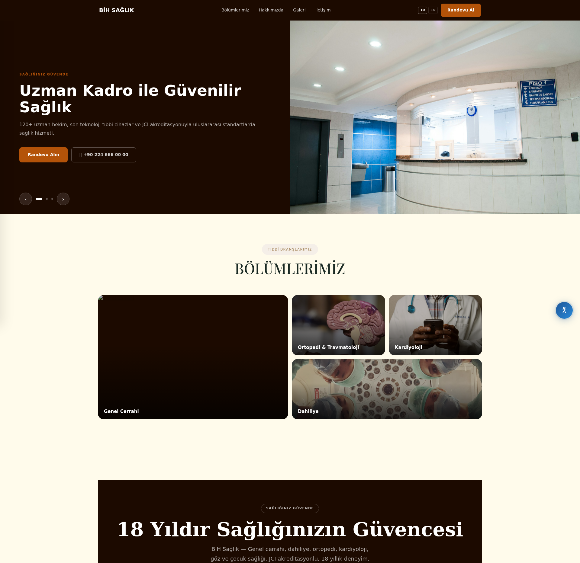 Güzellik ve Estetik Merkezi Kurumsal Sitesi