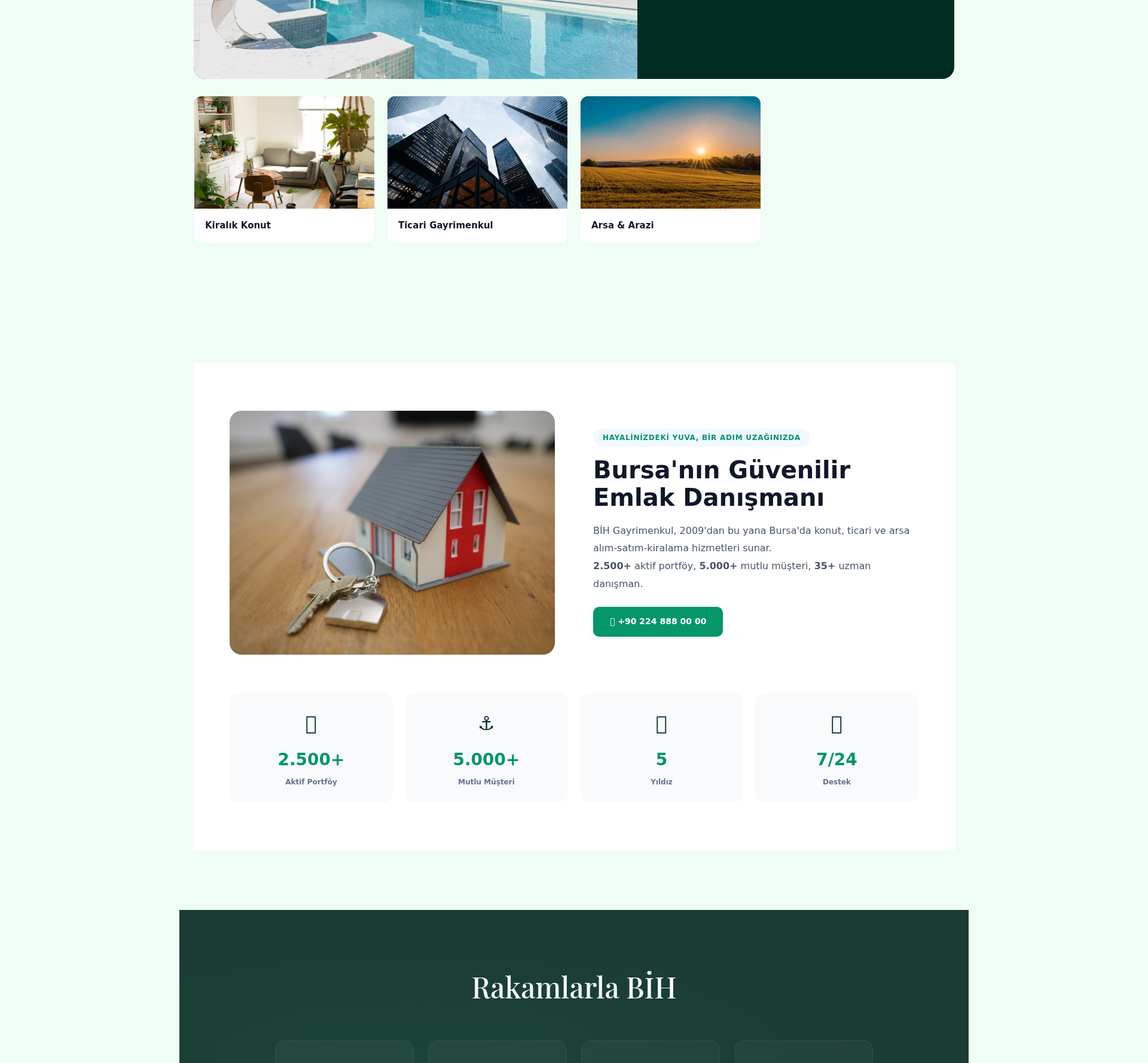 Konut Projesi Tanıtım Web Sitesi 2