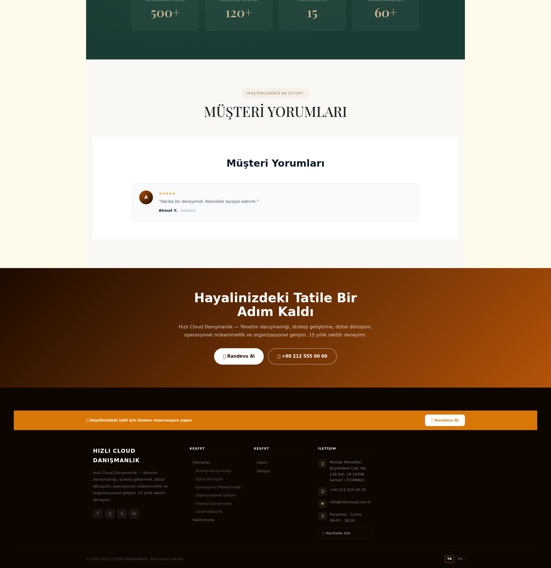 İnsan Kaynakları Danışmanlık Web Sitesi 3
