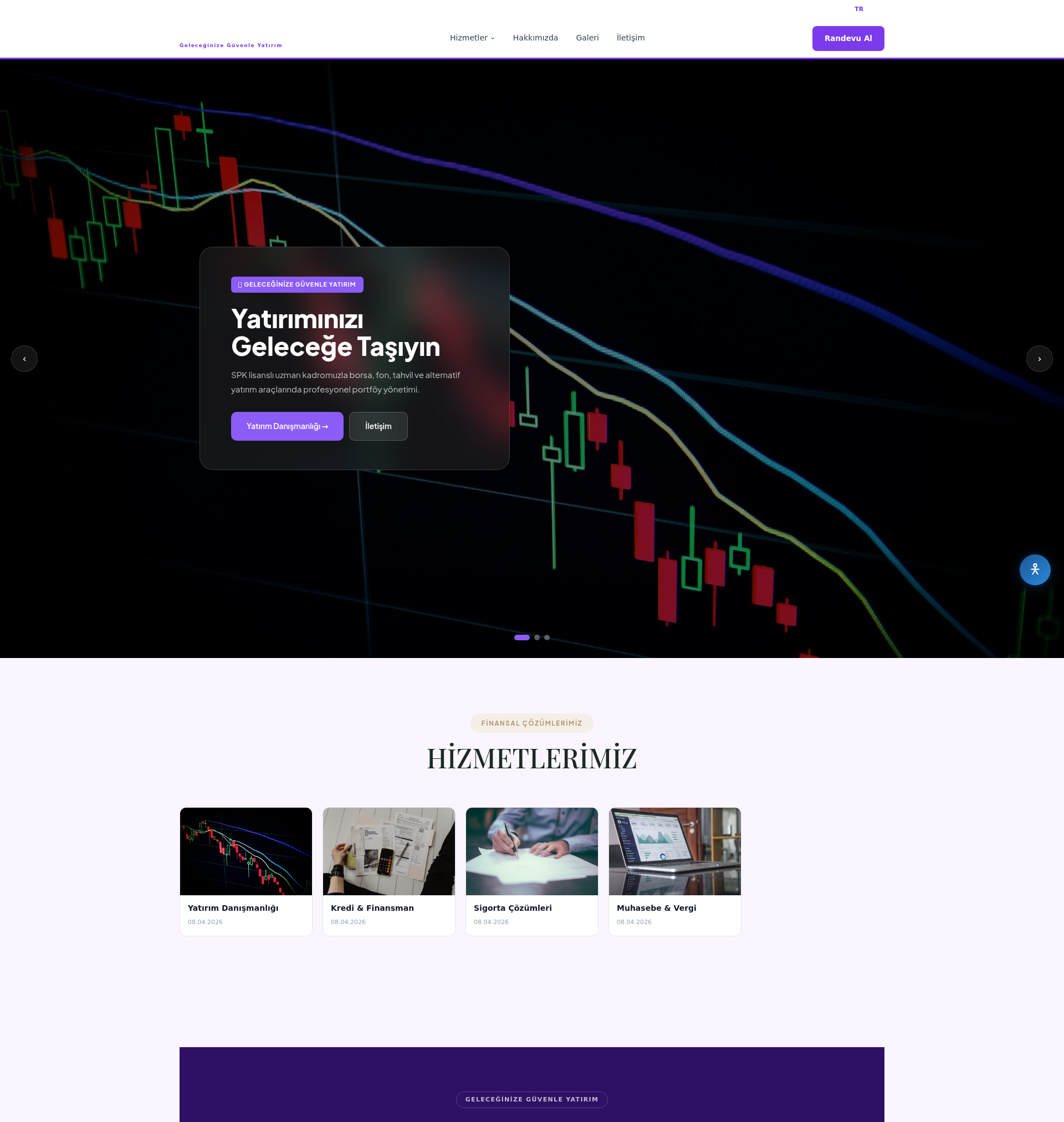 Muhasebe Yazılımı ve Fintech Tanıtım Sitesi