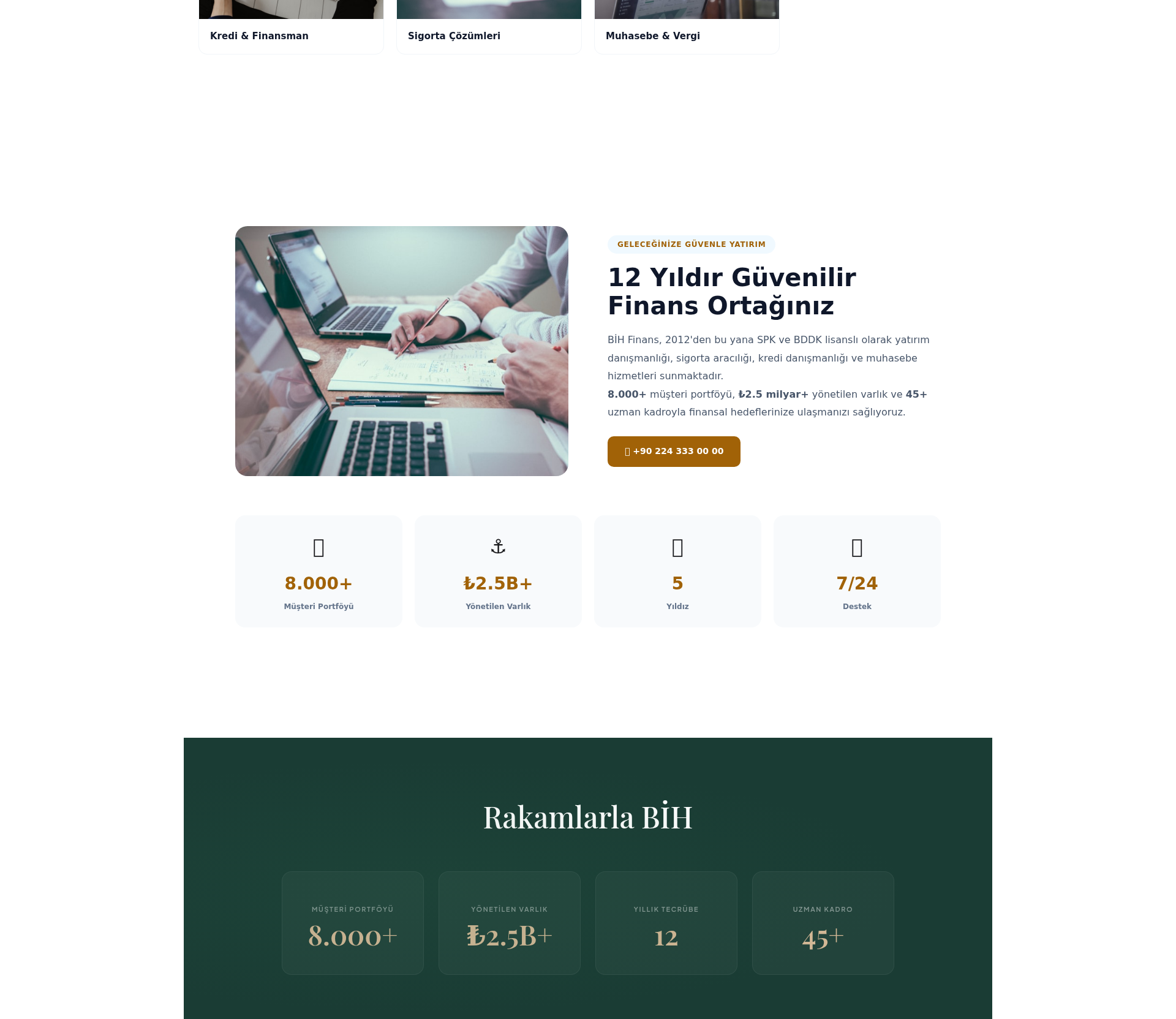 Bağımsız Denetim Firması Web Sitesi 2