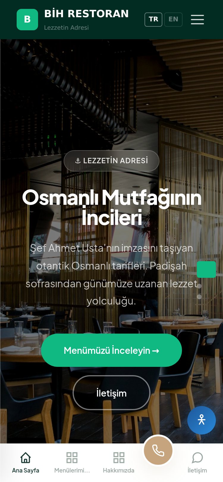 Dünya Mutfağı ve Fusion Restoran Sitesi 4