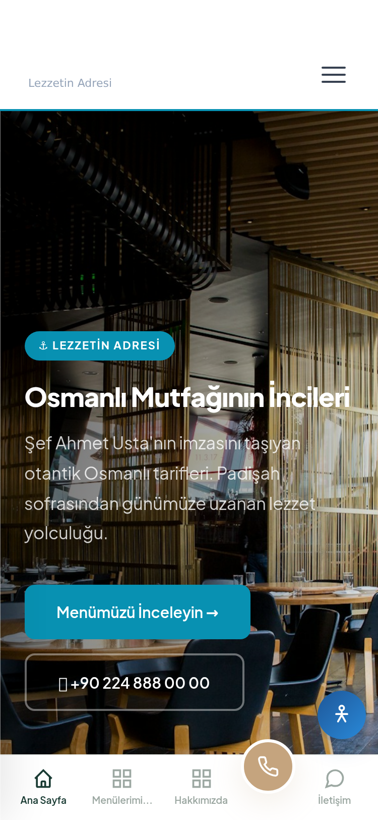 Pastane ve Fırın Kurumsal Web Sitesi 4
