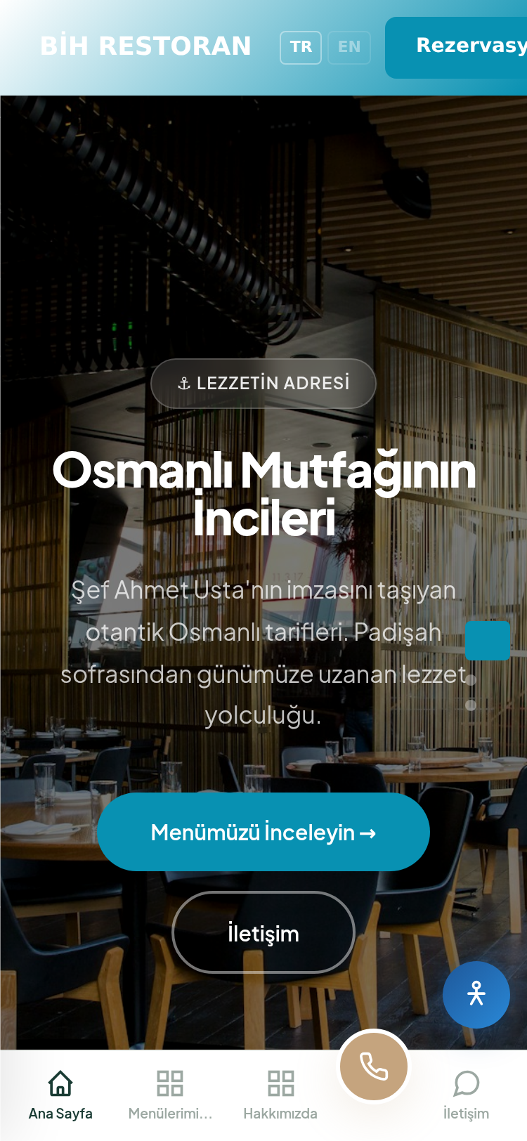 Steakhouse ve Et Restoranı Web Sitesi 4
