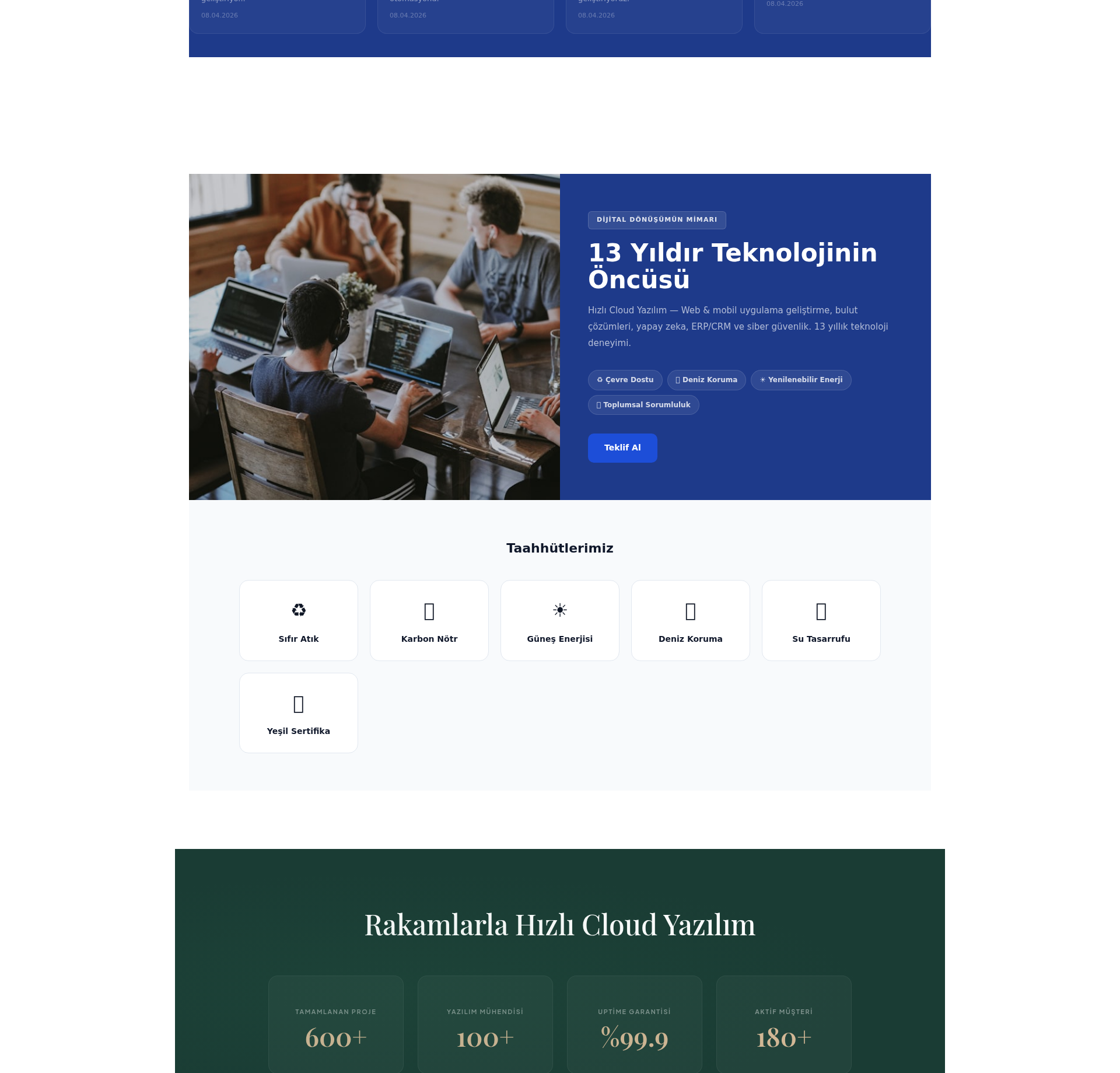 Siber Güvenlik Firması Web Sitesi 2