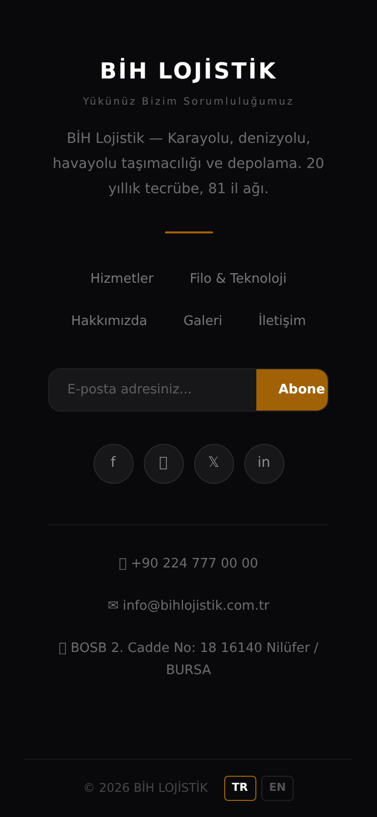 Uluslararası Taşımacılık Web Sitesi 5