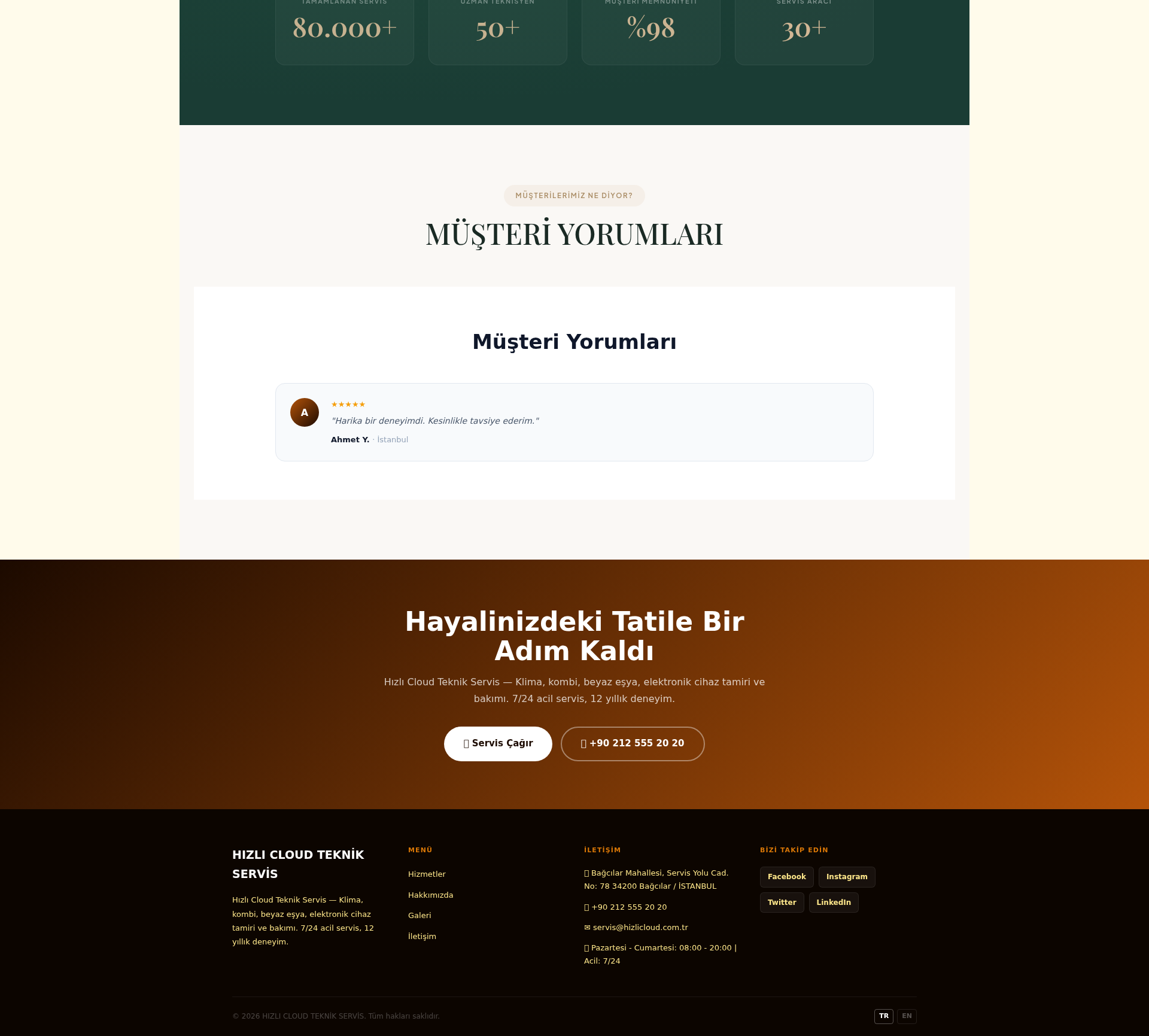 Kombi ve Doğalgaz Servis Web Sitesi 3
