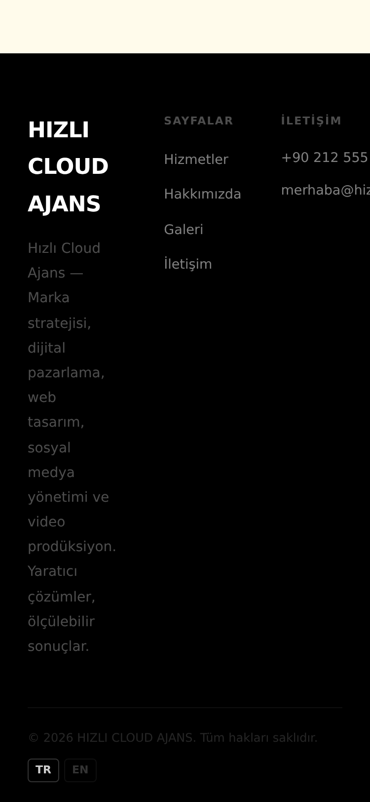 Sosyal Medya Yönetimi Ajansı Sitesi 5