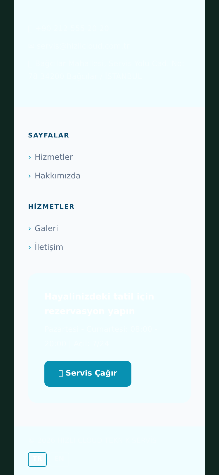 Beyaz Eşya Servis Kurumsal Web Sitesi 5