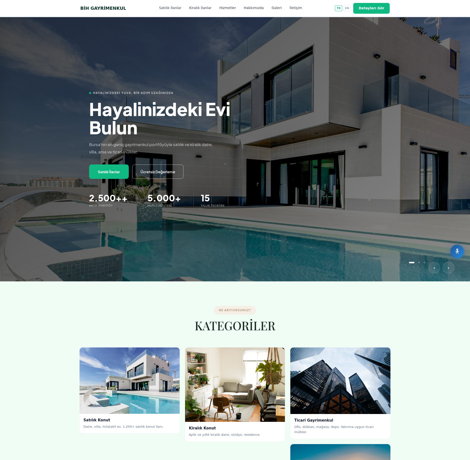 Tatil Evi ve Villa Kiralama Web Sitesi